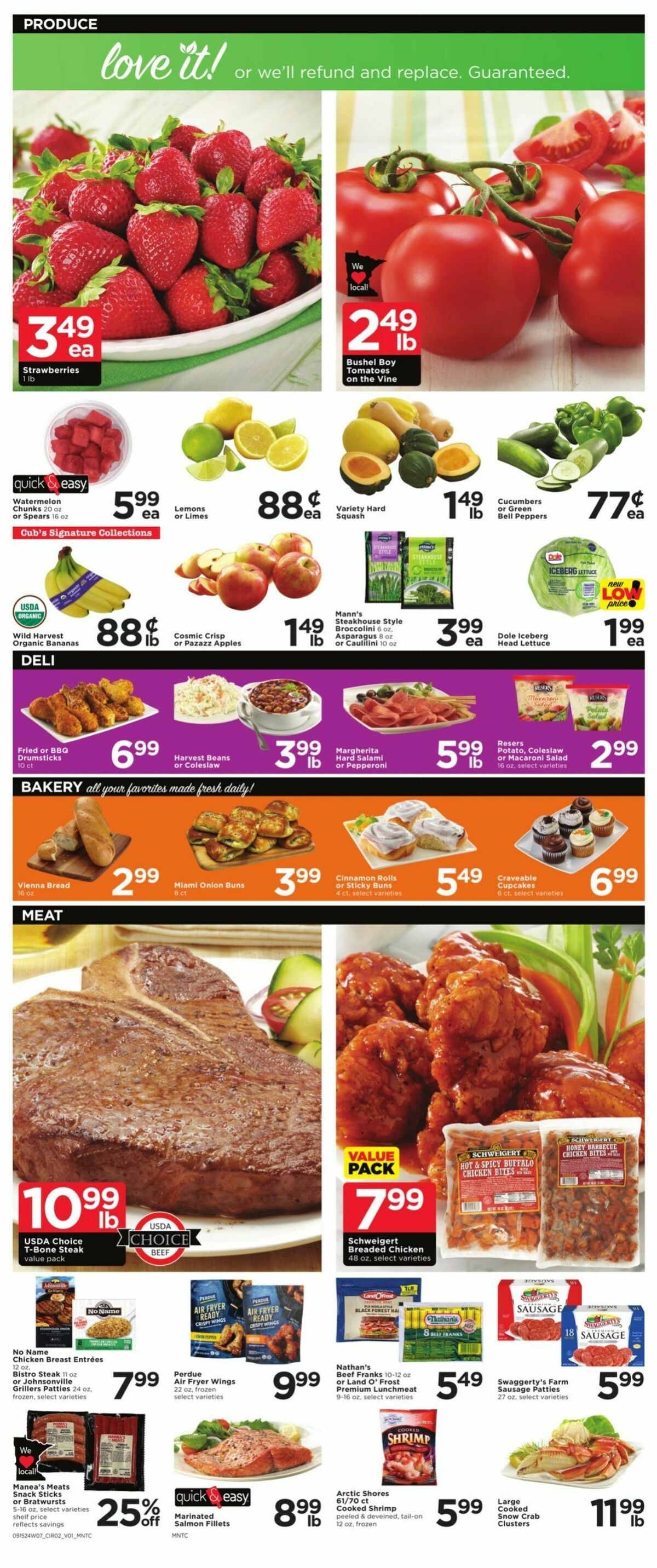 Cub Foods Weekly Ad from September 15