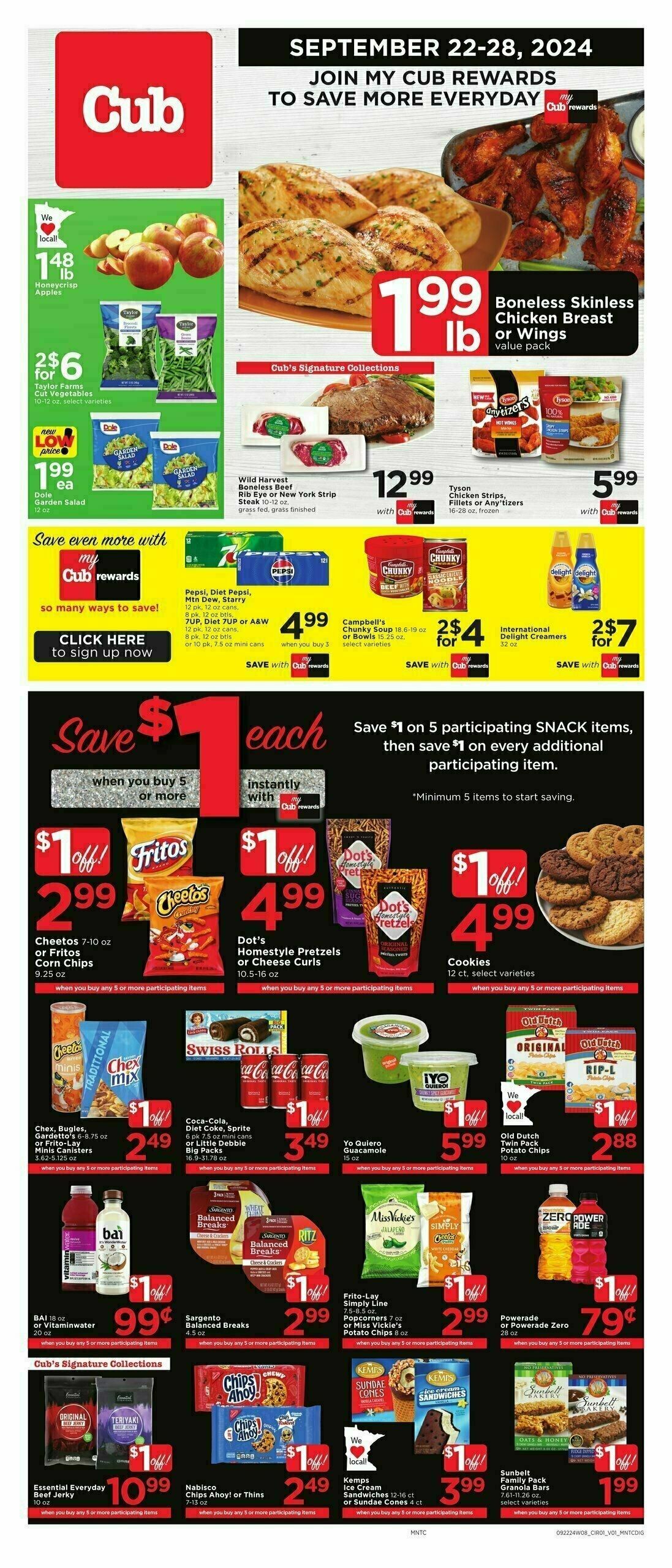 Cub Foods Weekly Ad from September 22