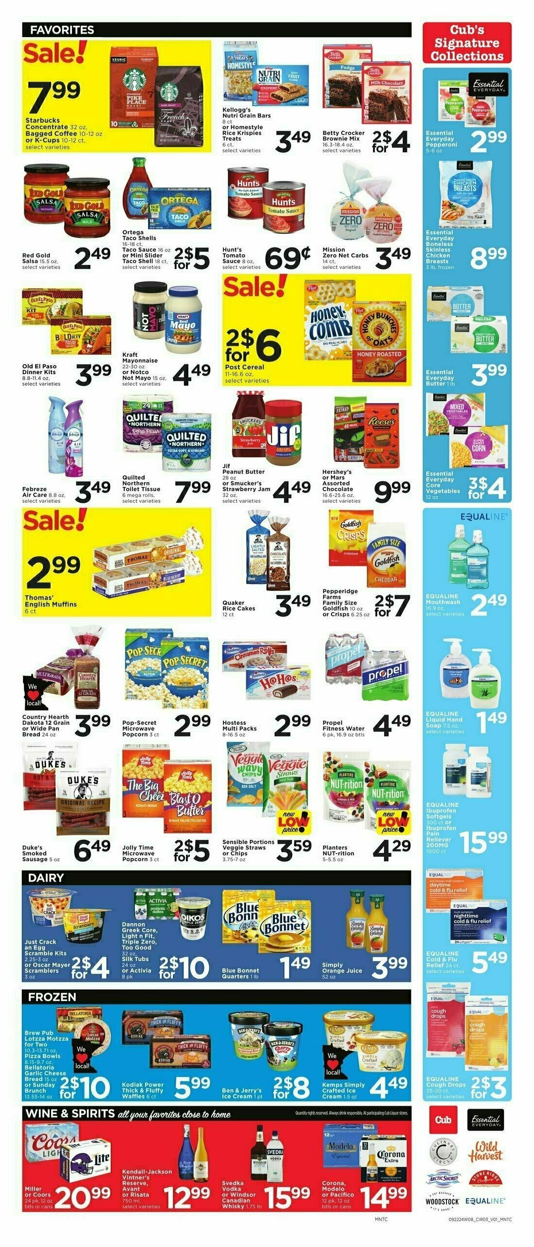 Cub Foods Weekly Ad from September 22