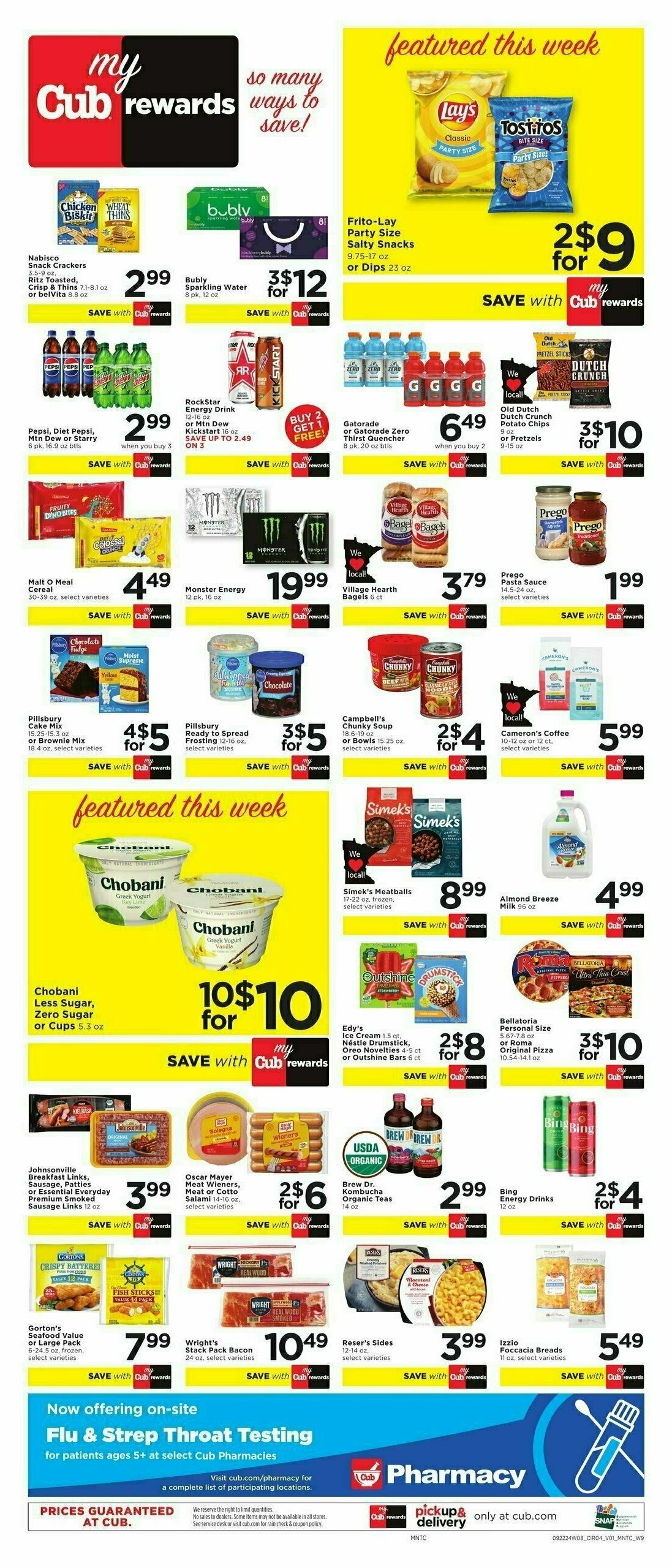 Cub Foods Weekly Ad from September 29