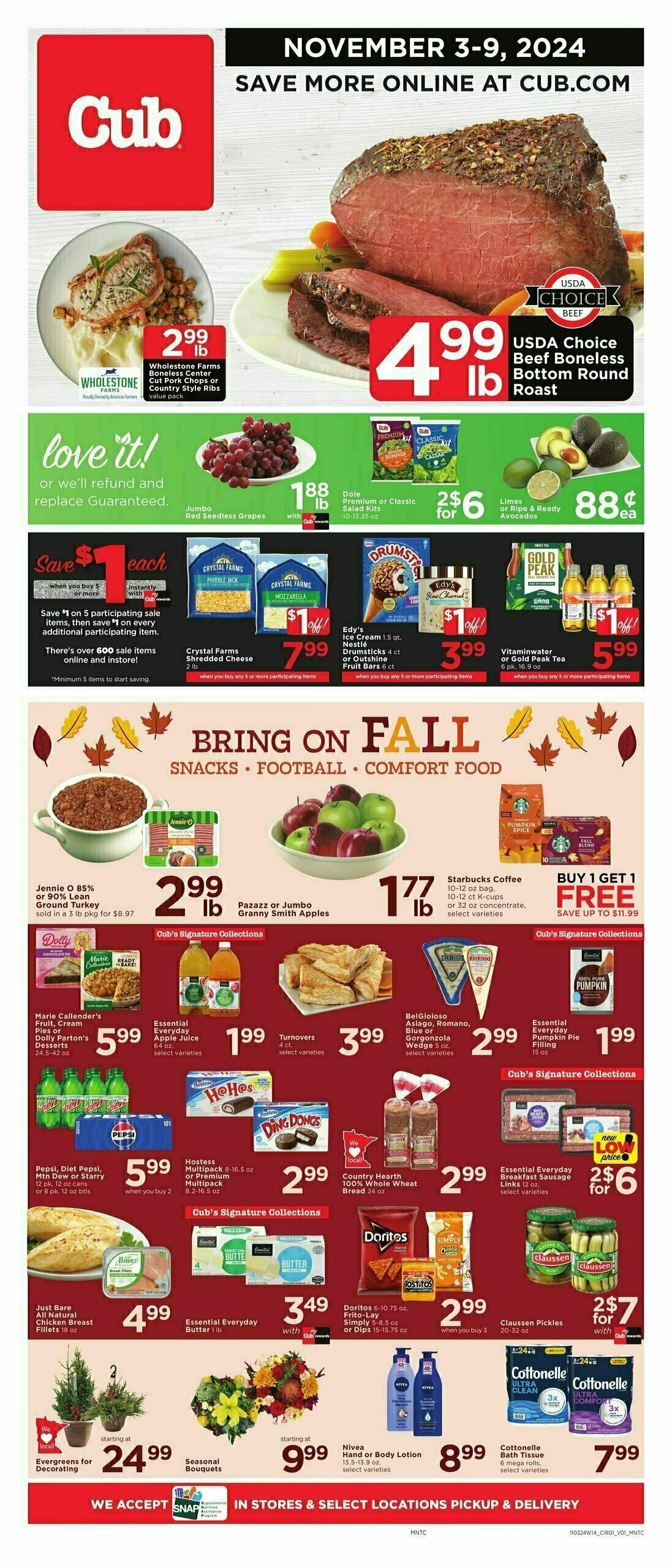 Cub Foods Weekly Ad from November 3