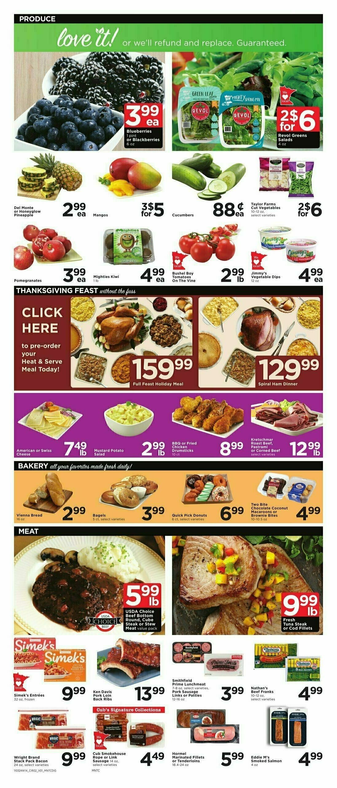 Cub Foods Weekly Ad from November 3