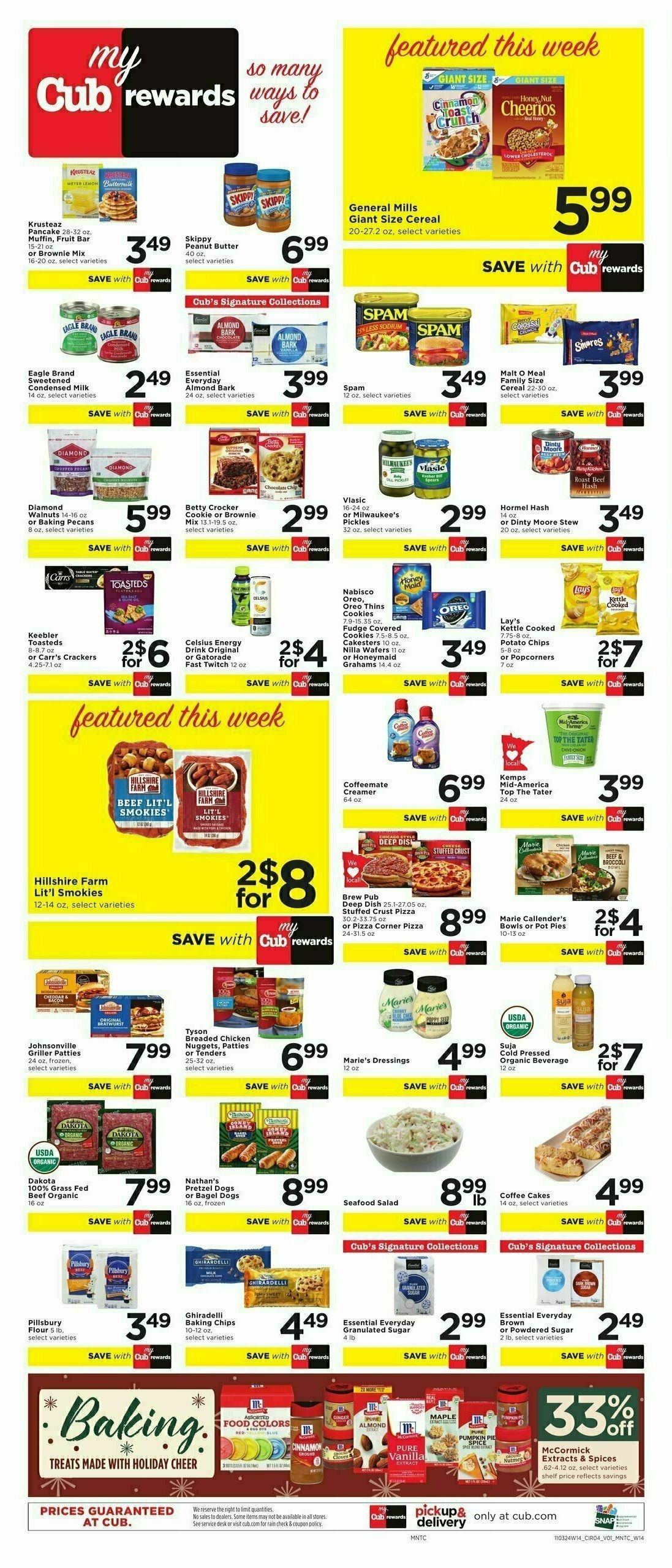 Cub Foods Weekly Ad from November 3