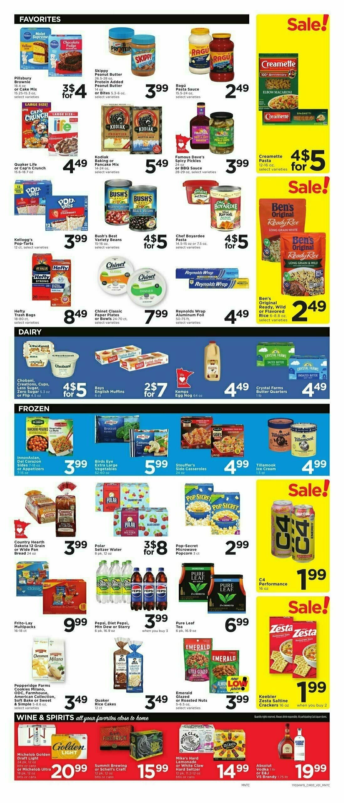 Cub Foods Weekly Ad from November 10