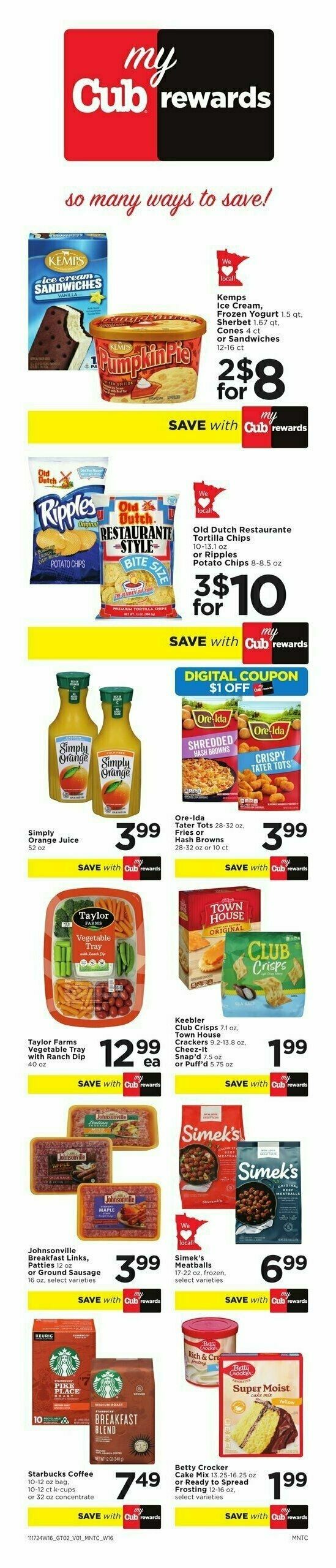 Cub Foods Weekly Ad from November 17