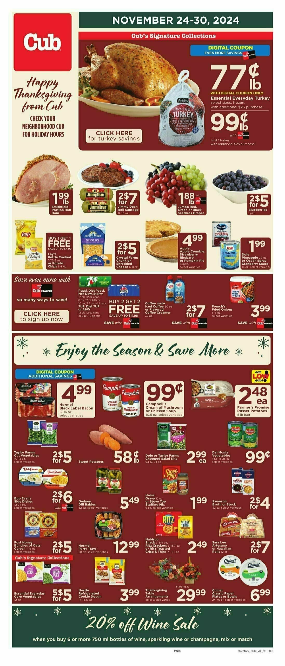 Cub Foods Weekly Ad from November 24