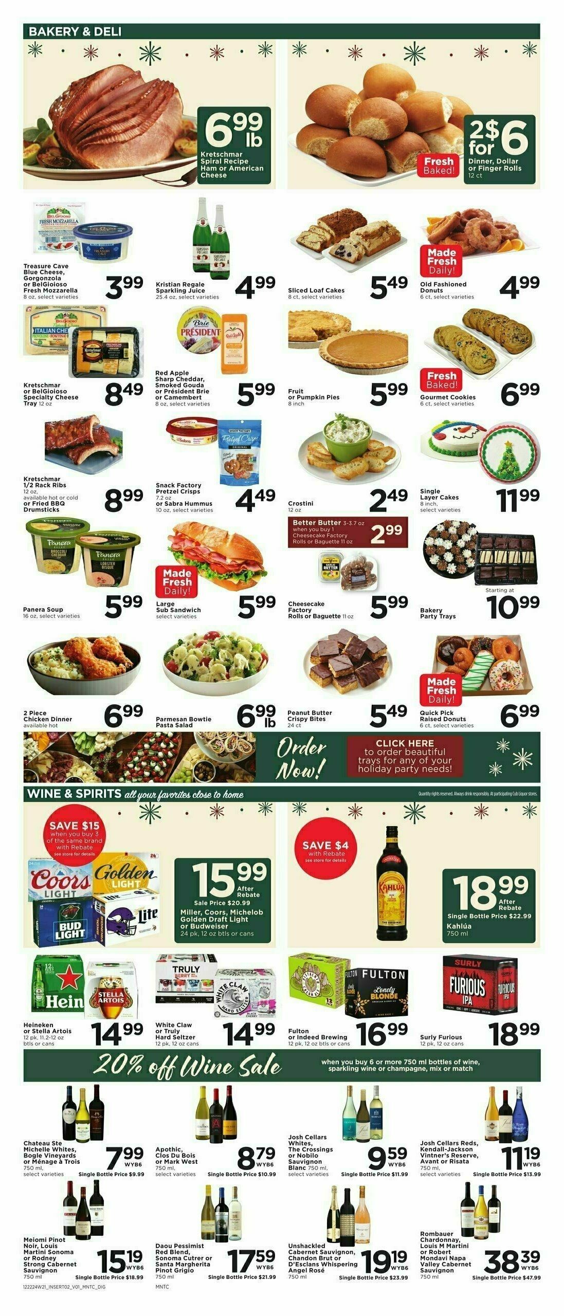 Cub Foods Weekly Ad from December 22