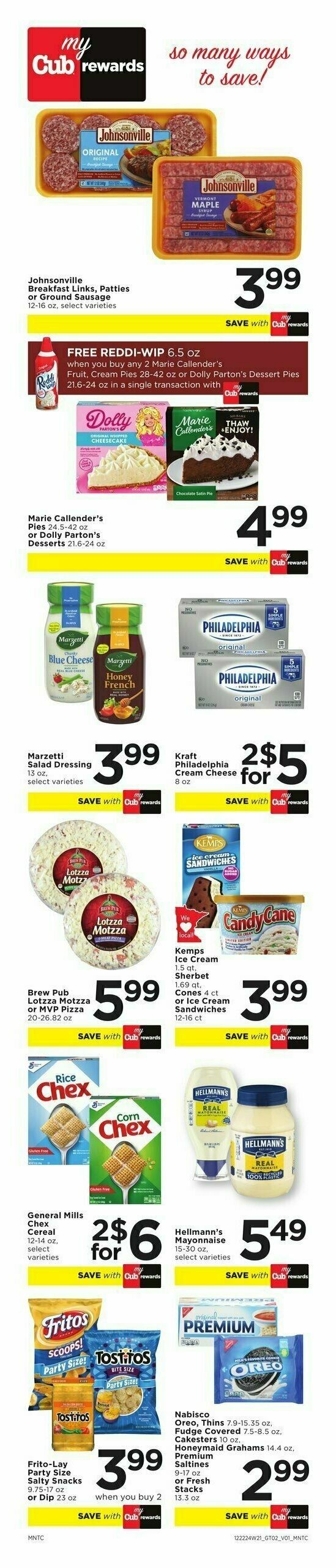 Cub Foods Weekly Ad from December 22