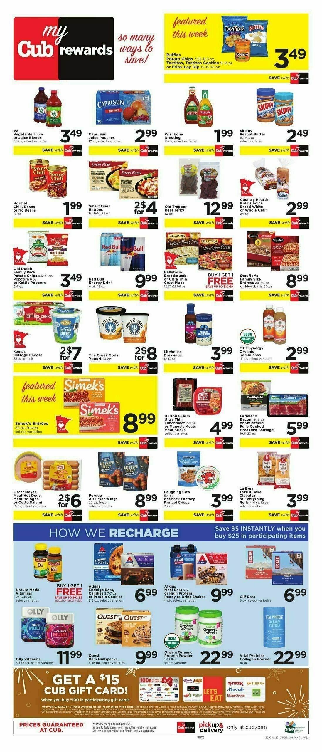 Cub Foods Weekly Ad from December 29