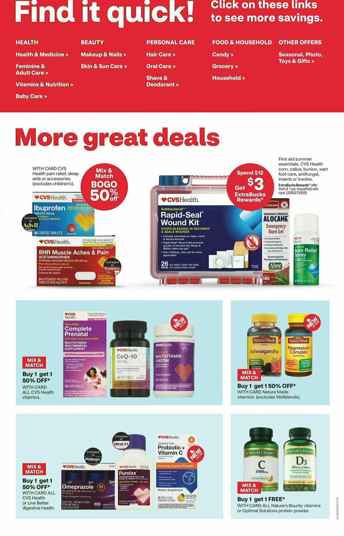 CVS Pharmacy Weekly Ad from July 2