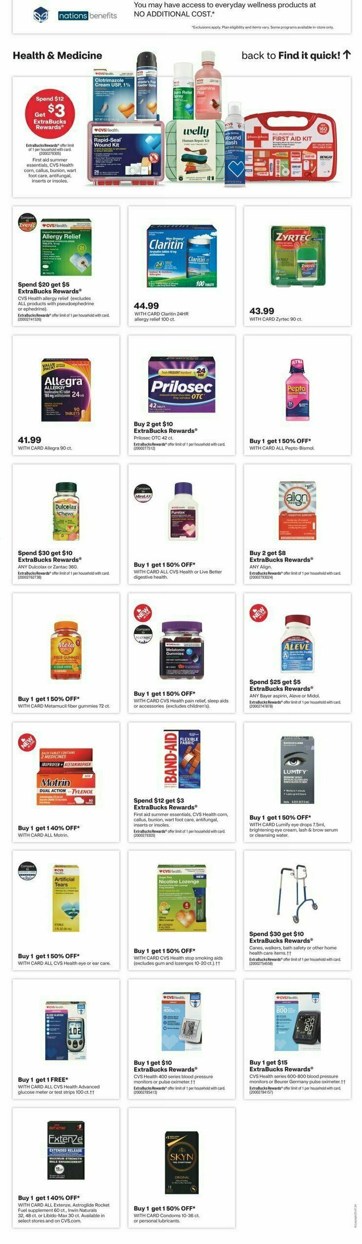 CVS Pharmacy Weekly Ad from July 2