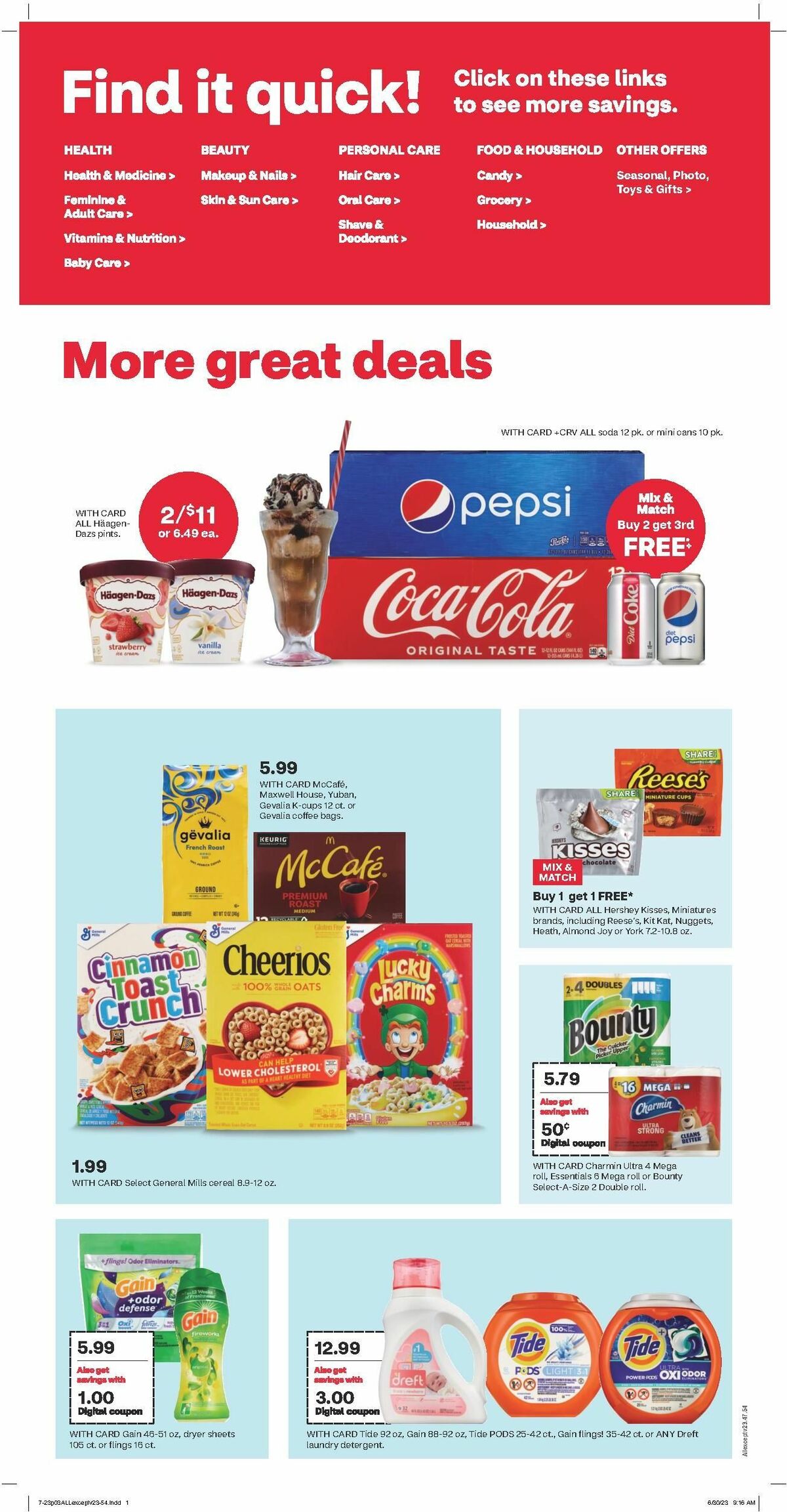 CVS Pharmacy Weekly Ad from July 23