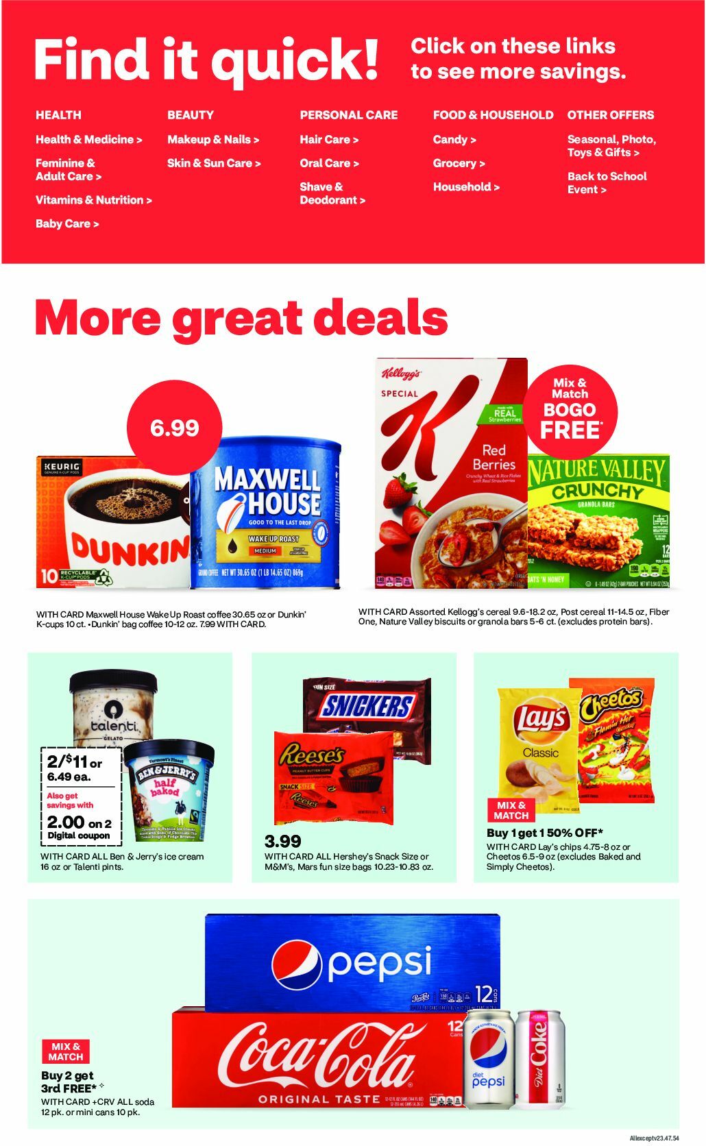 CVS Pharmacy Weekly Ad from July 30