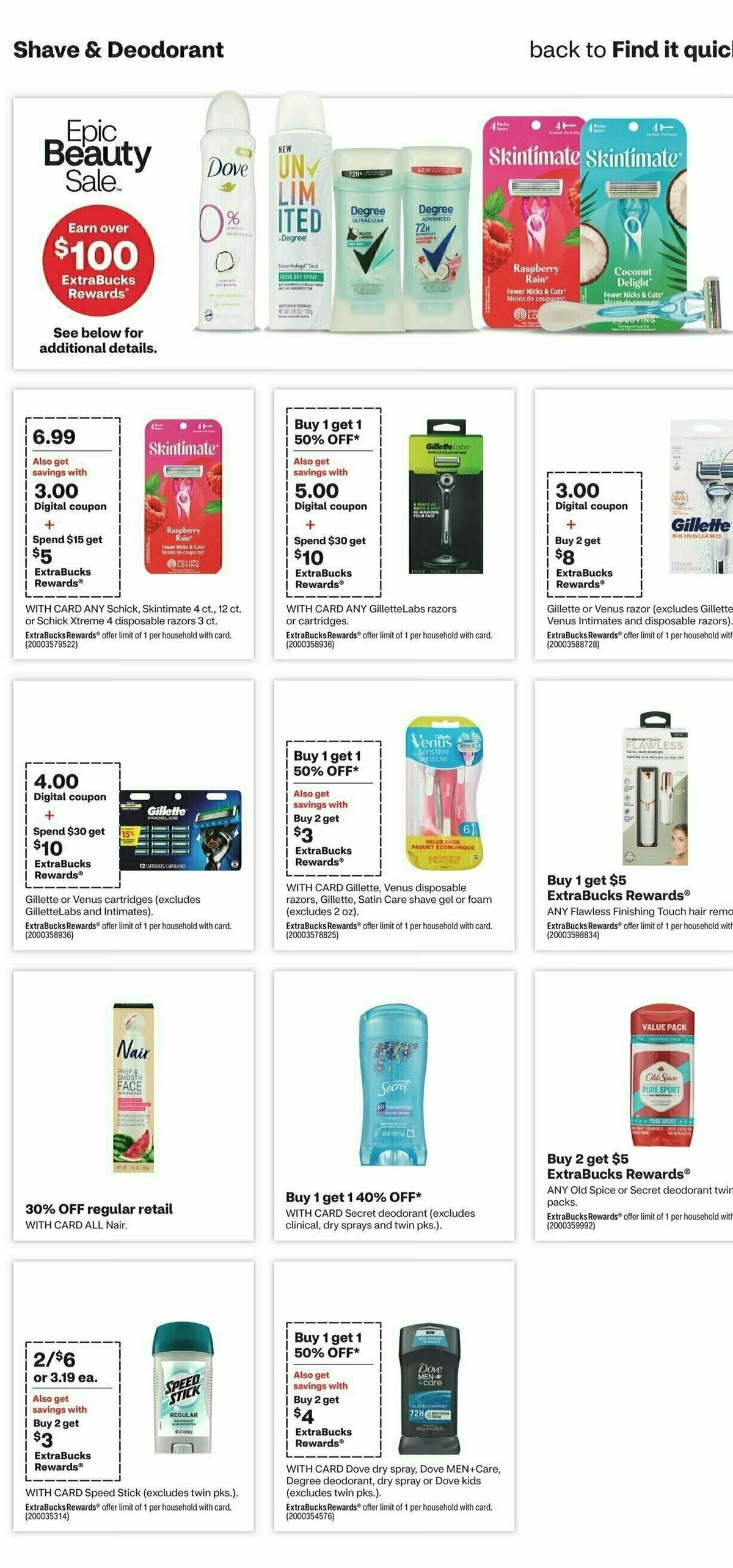 CVS Pharmacy Weekly Ad from August 27