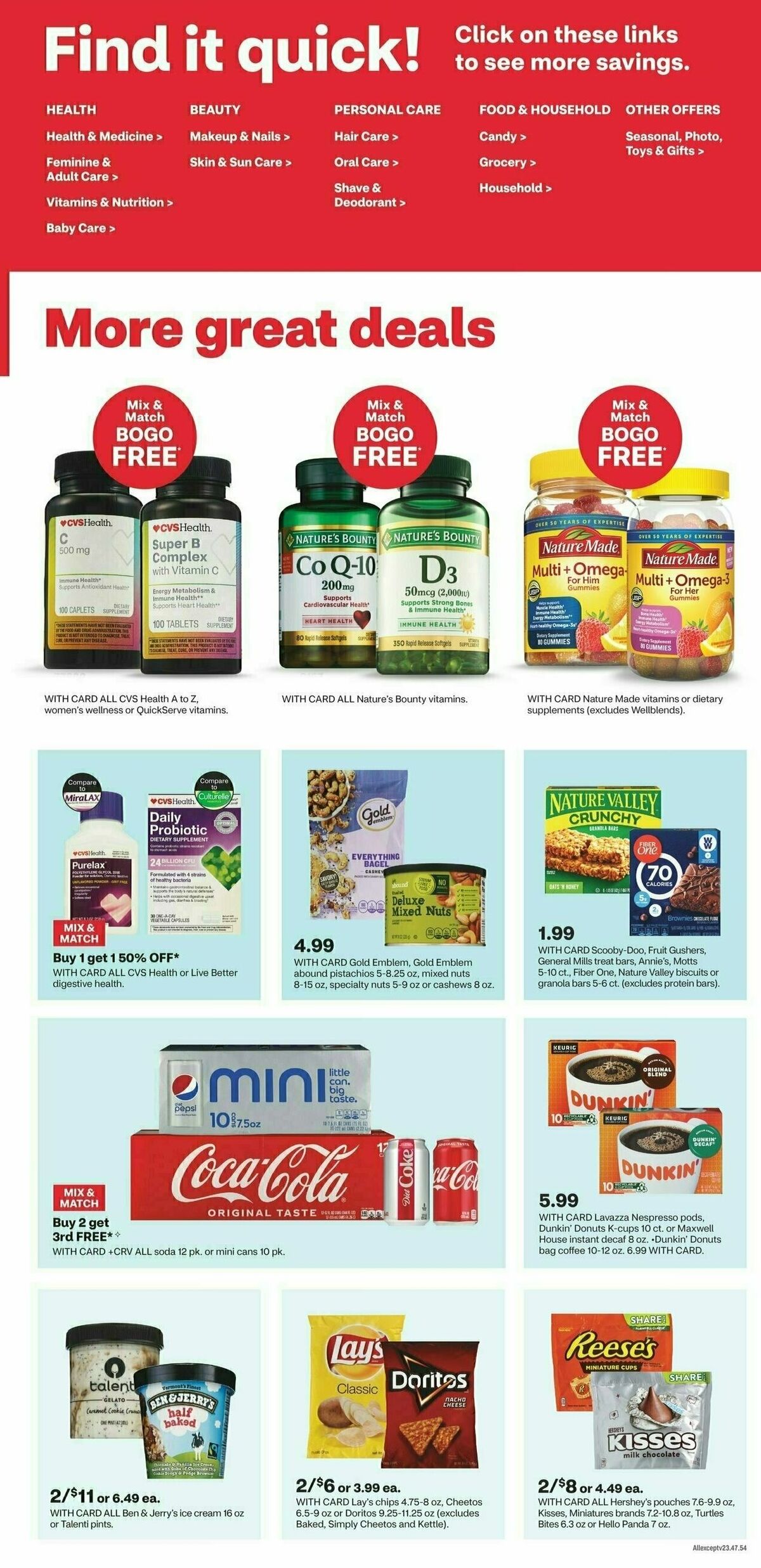 CVS Pharmacy Weekly Ad from August 27