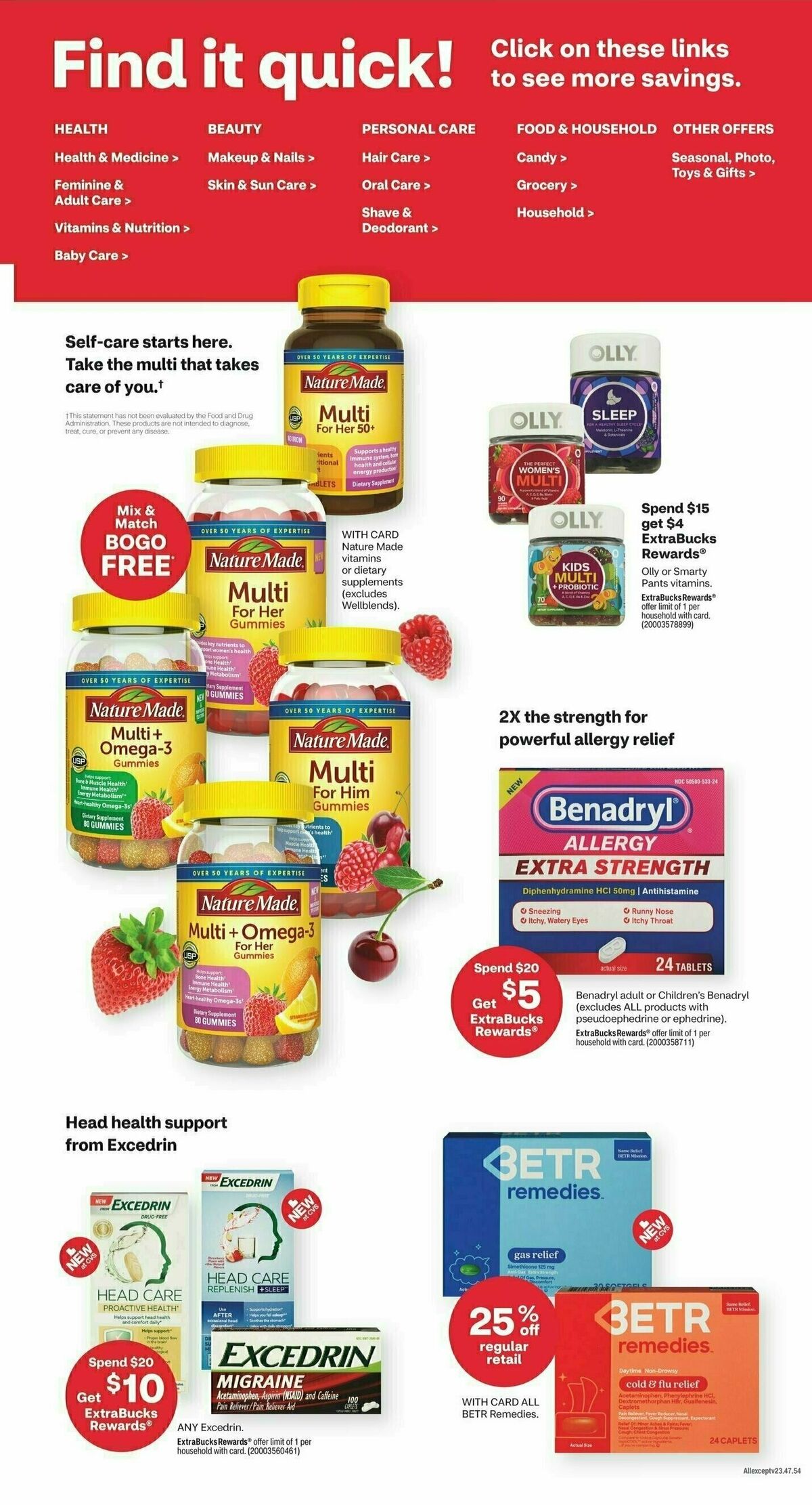 CVS Pharmacy Weekly Ad from August 27