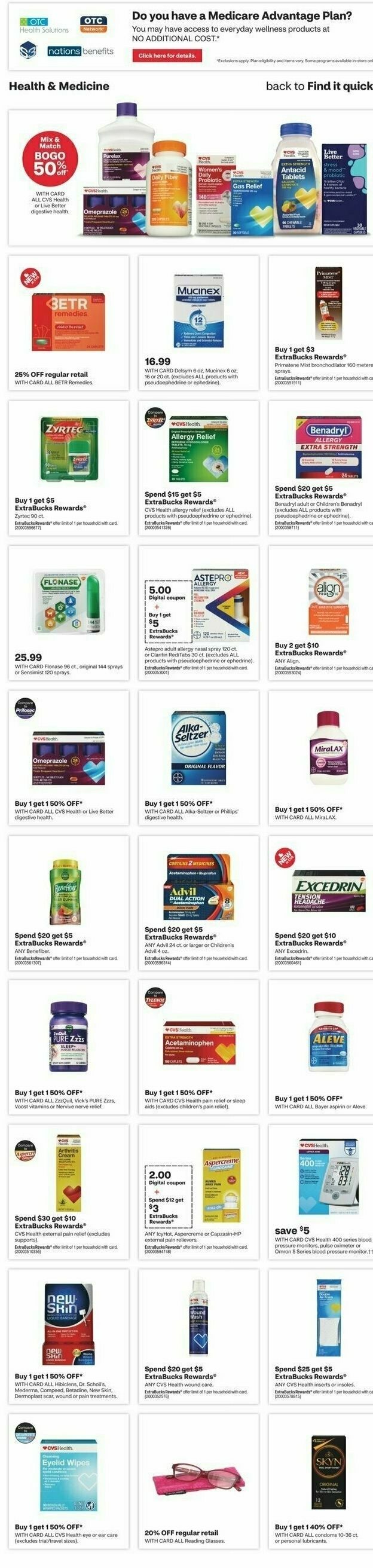 CVS Pharmacy Weekly Ad from August 27