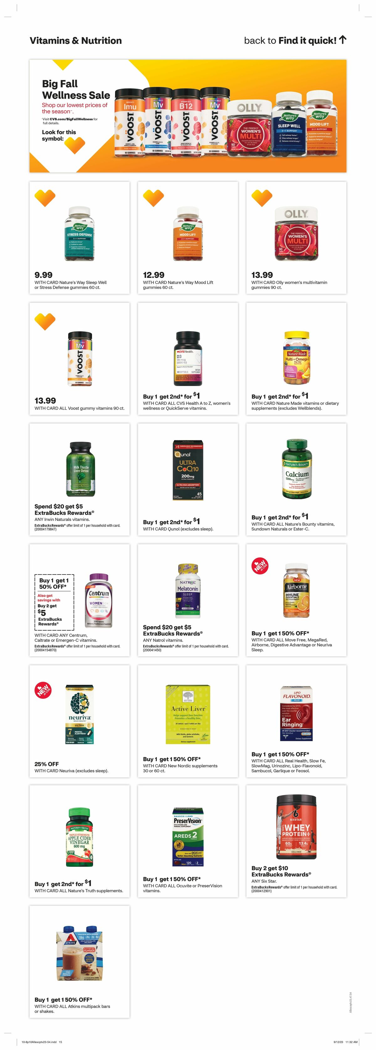 CVS Pharmacy Weekly Ad from October 8