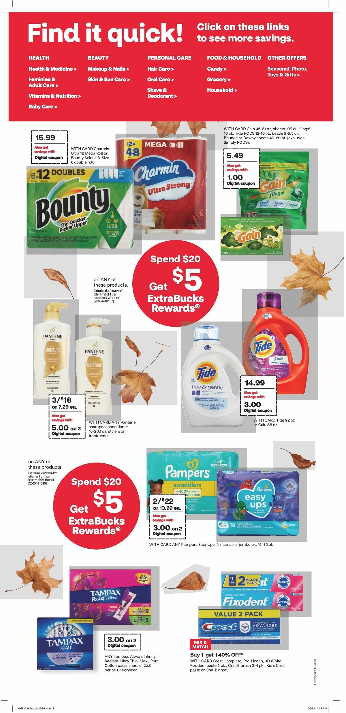CVS Pharmacy Weekly Ad from October 29
