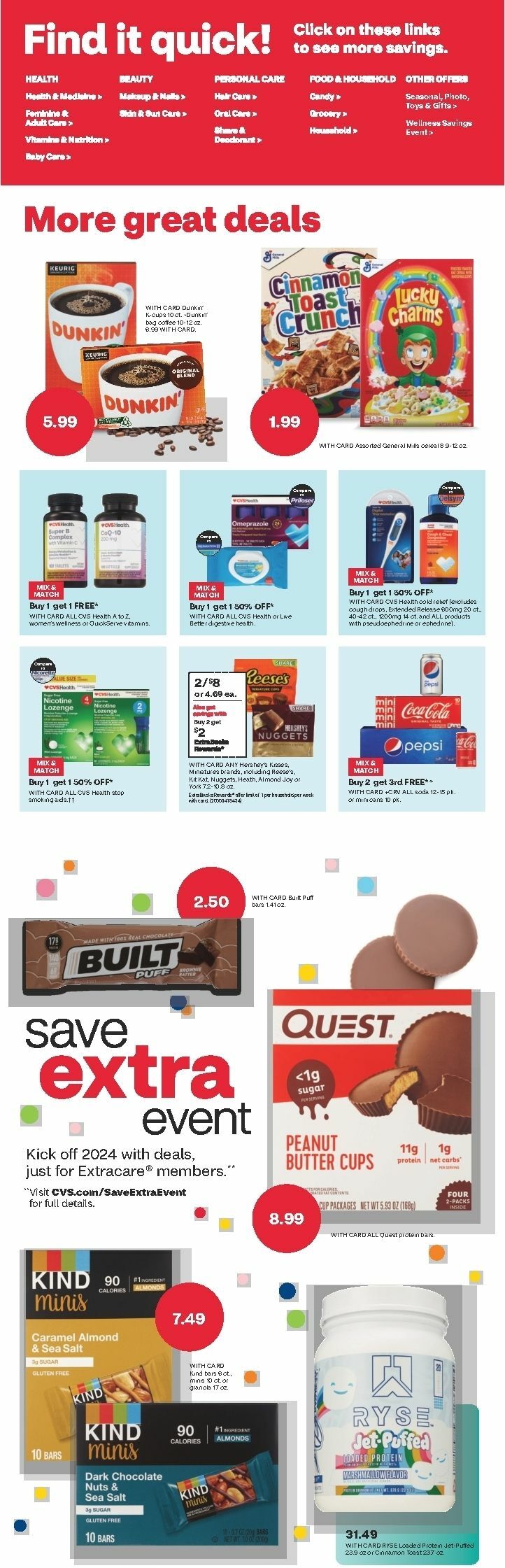 CVS Pharmacy Weekly Ad from January 7