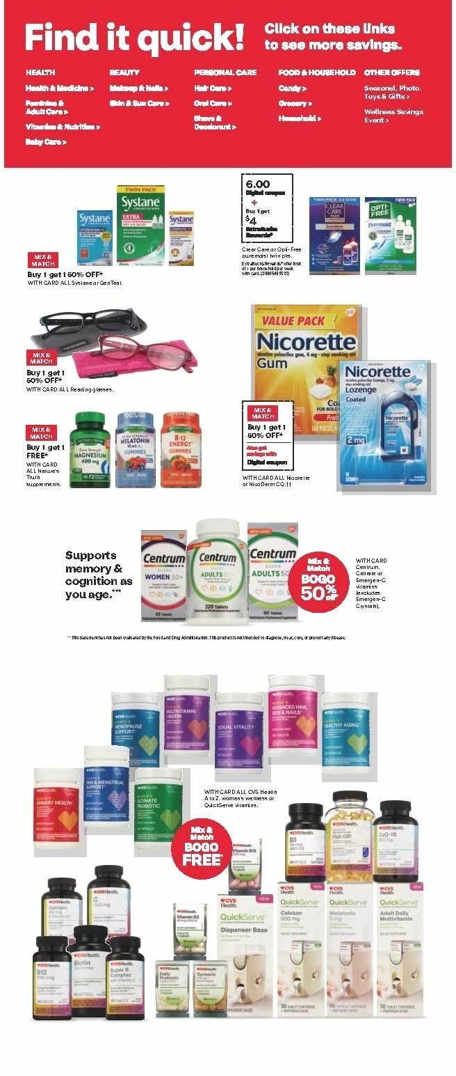 CVS Pharmacy Weekly Ad from January 7