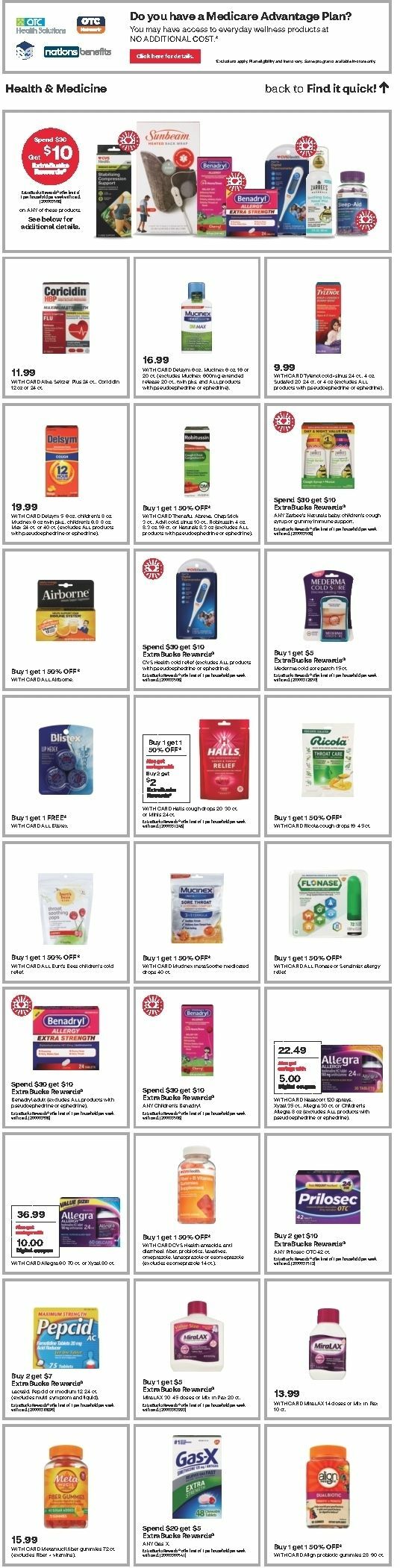 CVS Pharmacy Weekly Ad from January 21