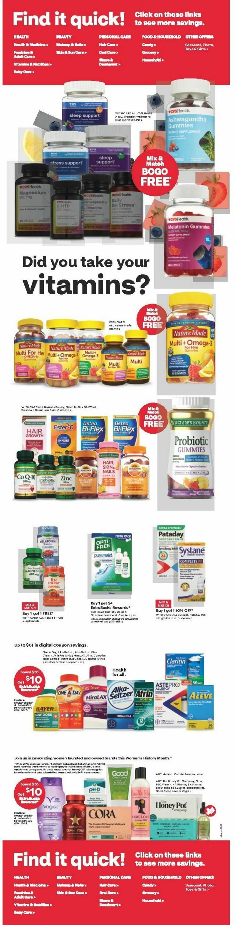 CVS Pharmacy Weekly Ad from March 3