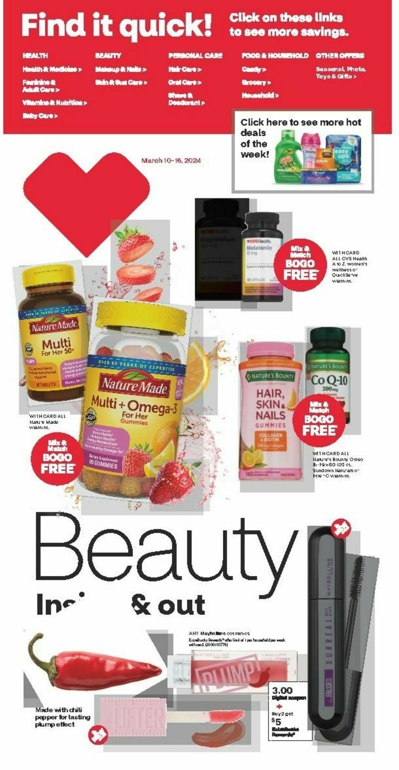 CVS Pharmacy Weekly Ad from March 10