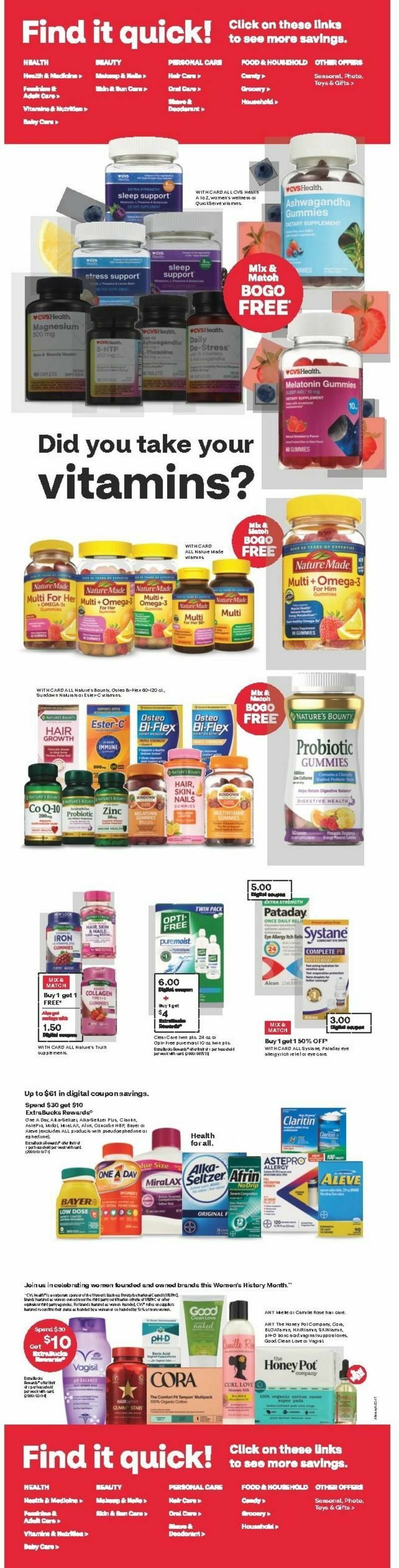 CVS Pharmacy Weekly Ad from March 10