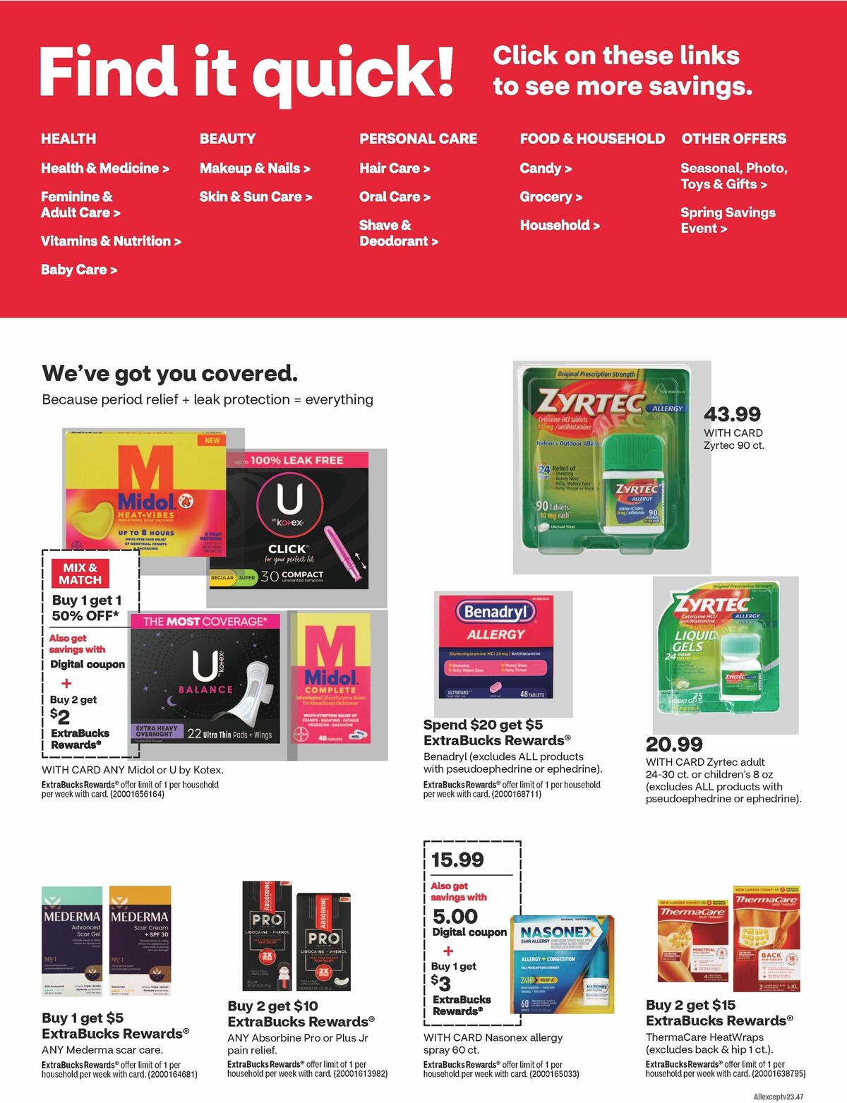 CVS Pharmacy Weekly Ad from April 14