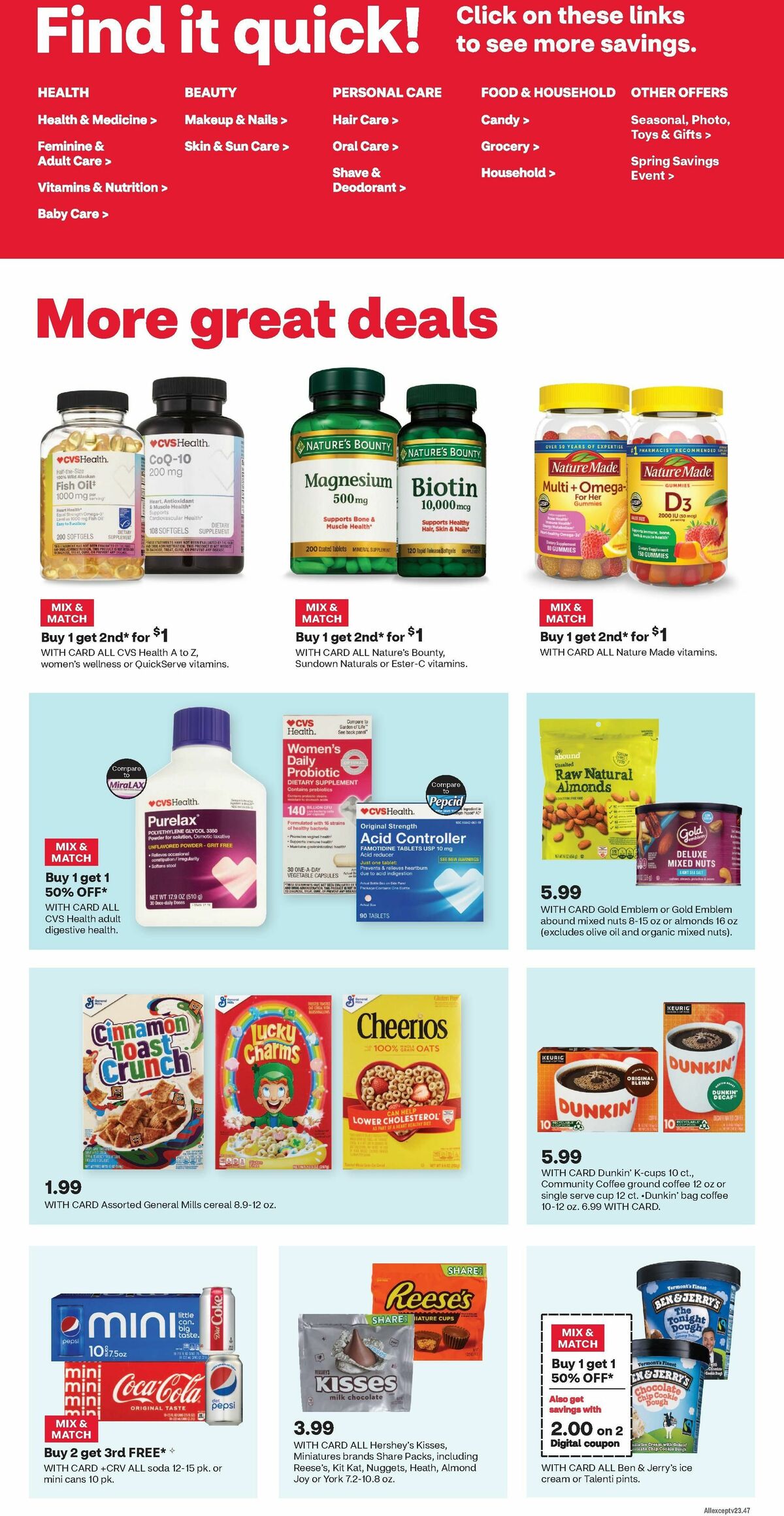 CVS Pharmacy Weekly Ad from April 21