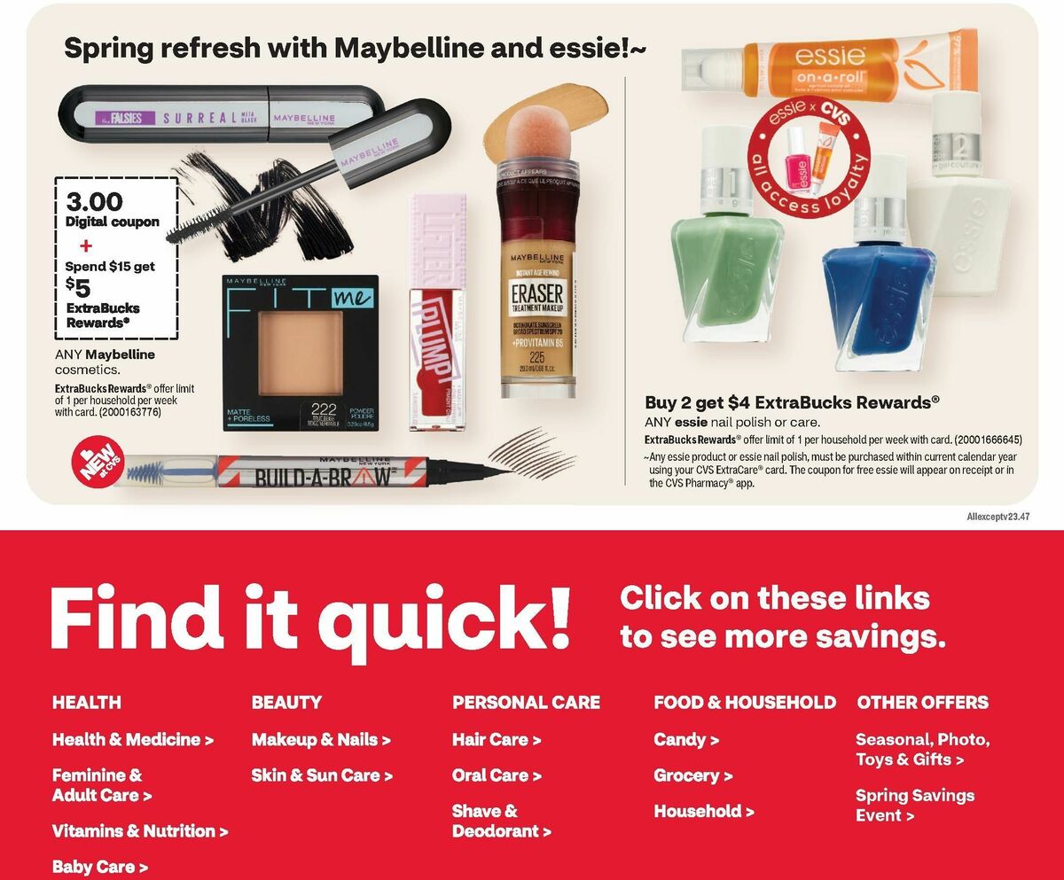 CVS Pharmacy Weekly Ad from April 21