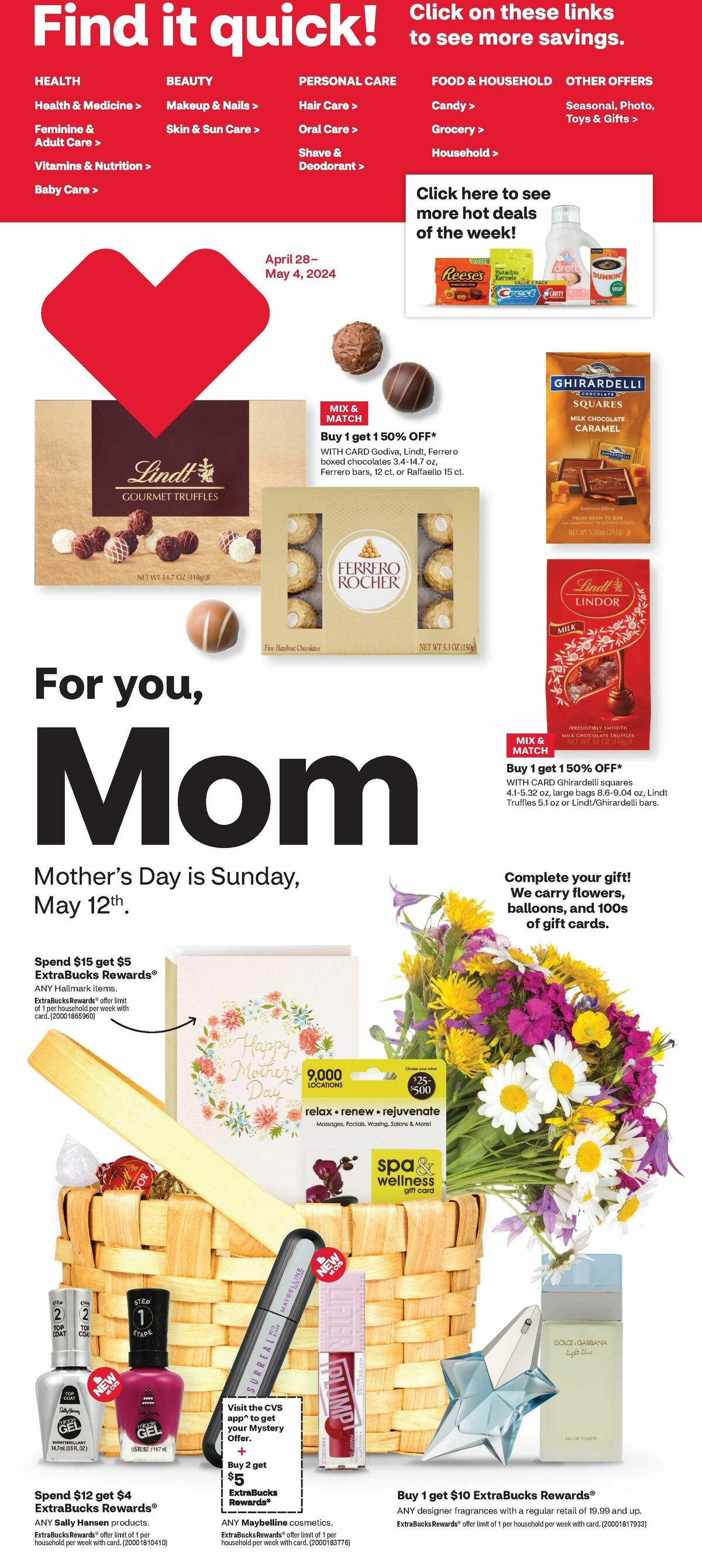 CVS Pharmacy Weekly Ad from April 28