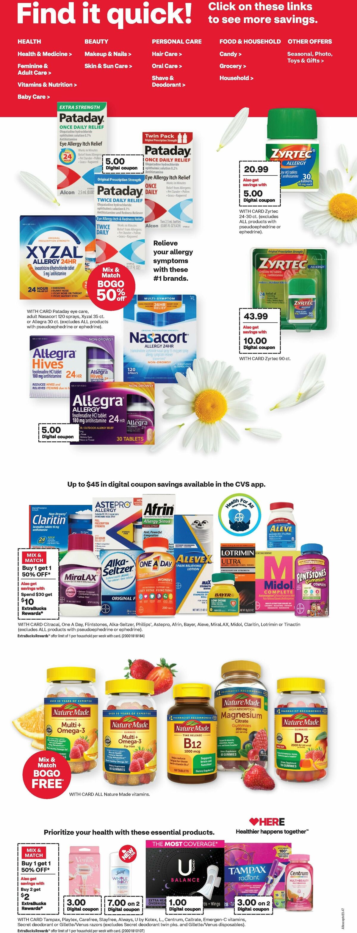 CVS Pharmacy Weekly Ad from April 28