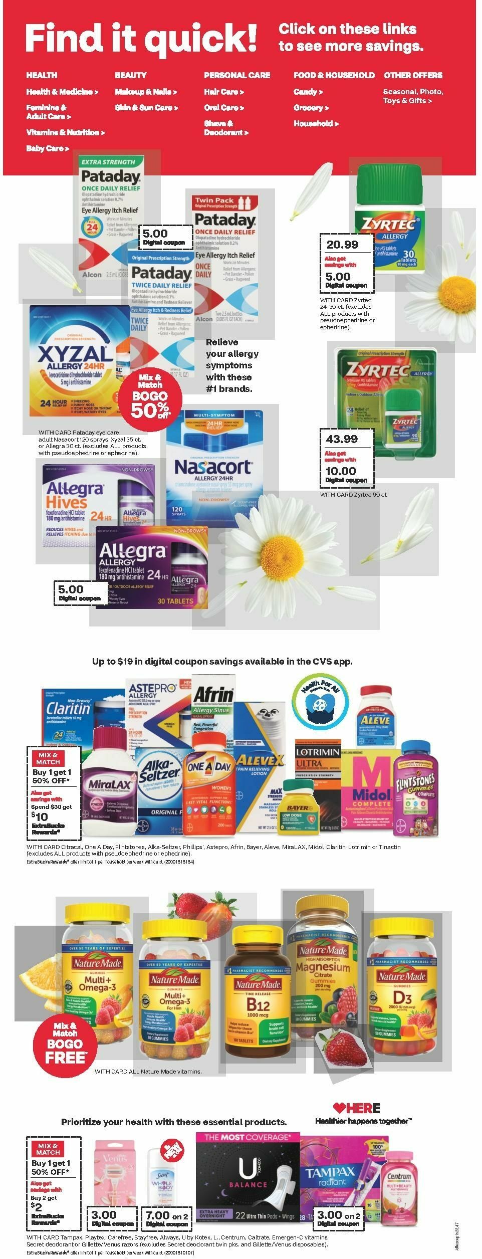 CVS Pharmacy Weekly Ad from May 5