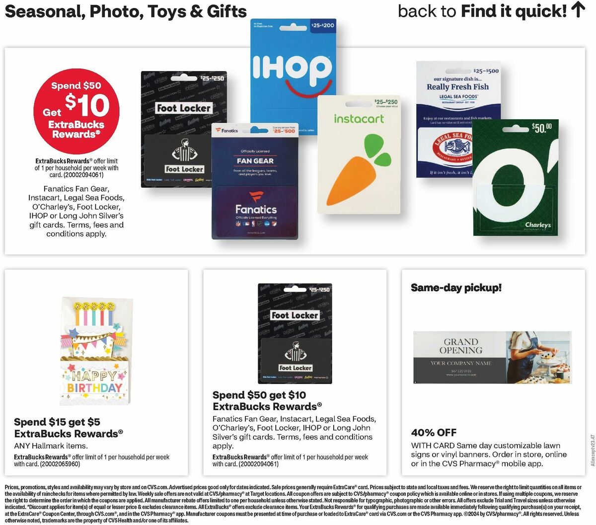 CVS Pharmacy Weekly Ad from May 12