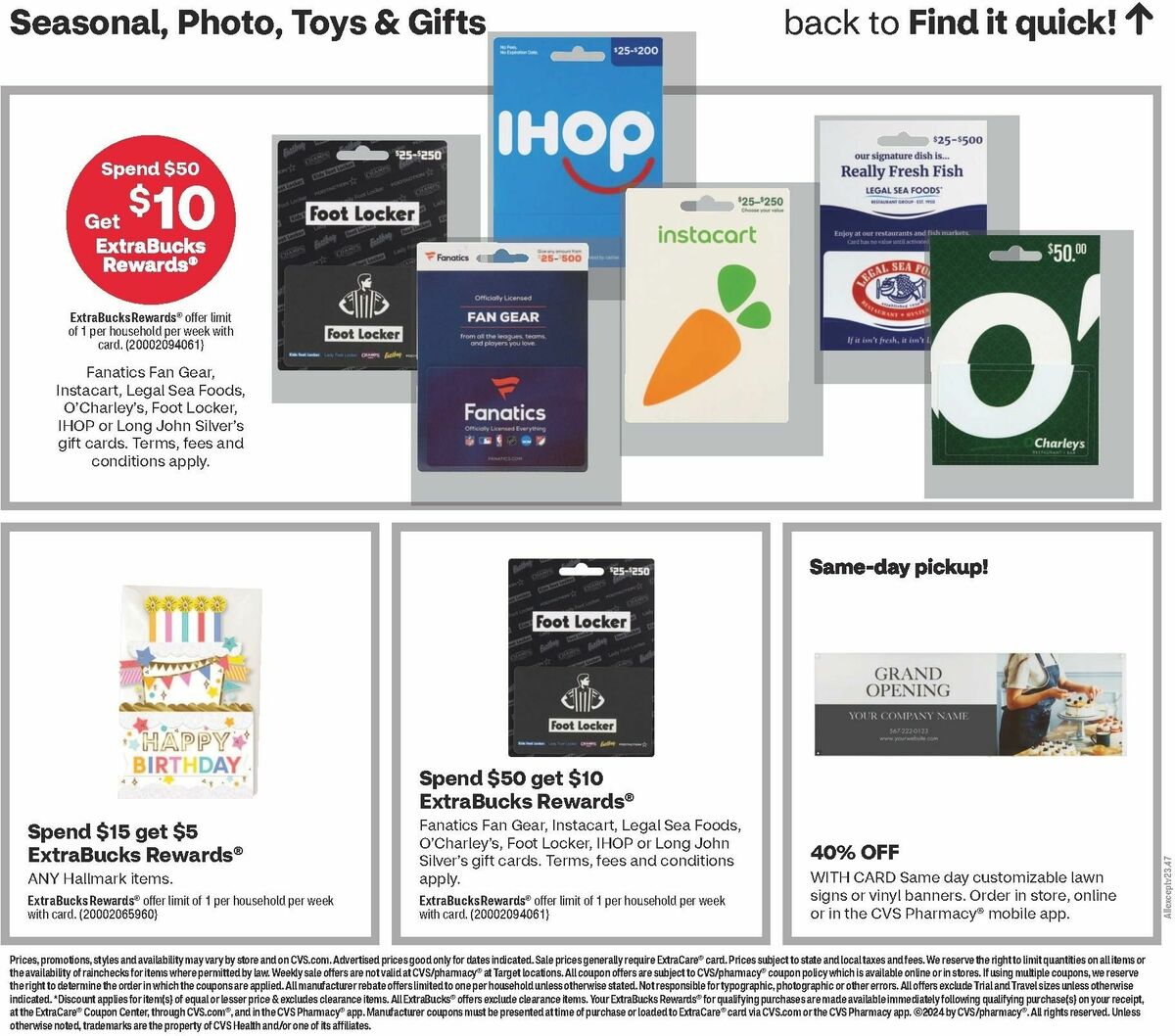 CVS Pharmacy Weekly Ad from May 19