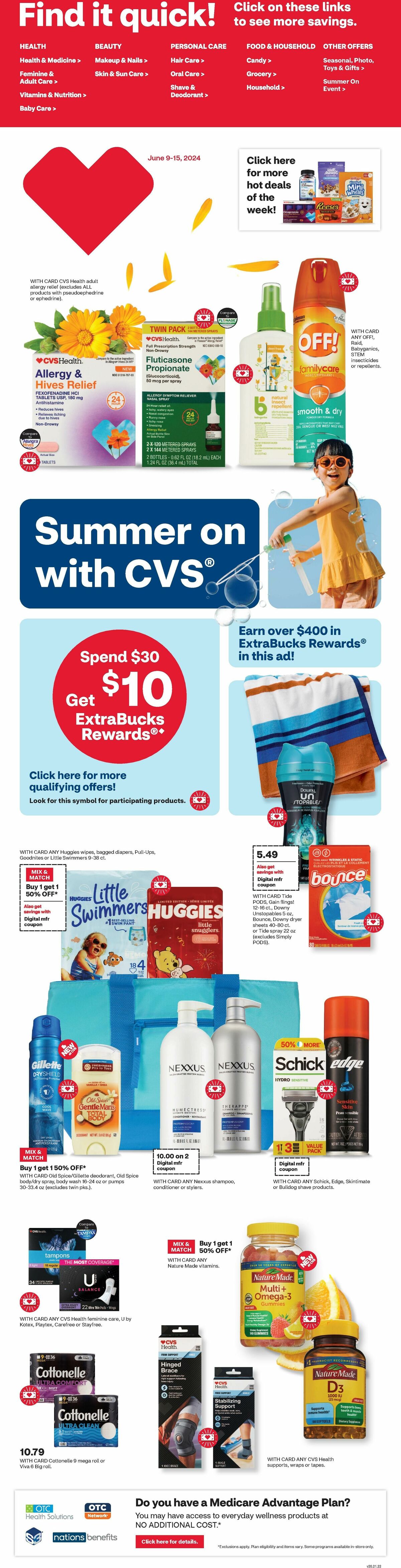 CVS Pharmacy Weekly Ad from June 9