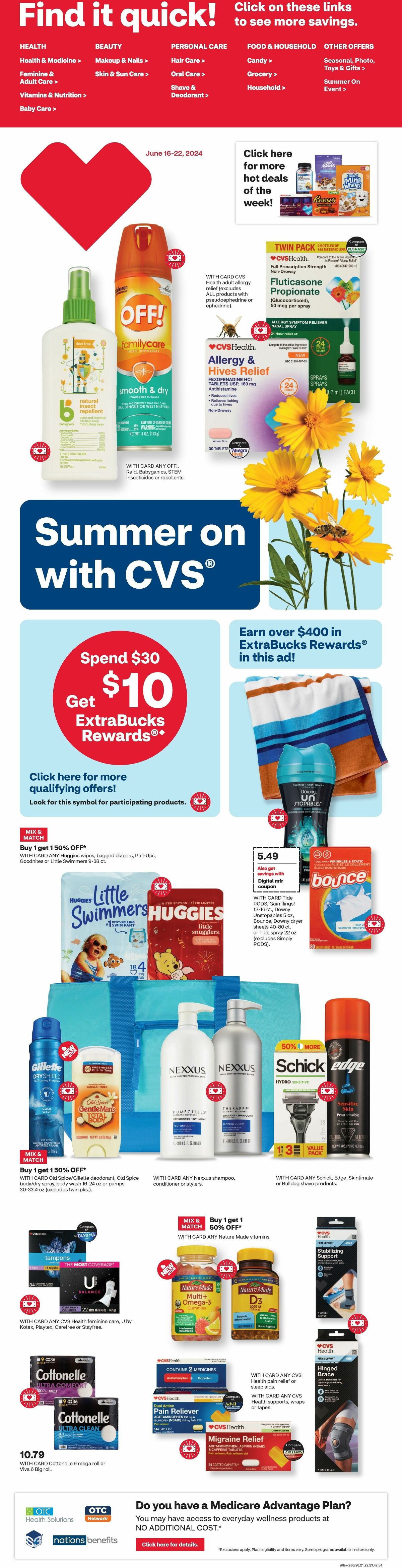 CVS Pharmacy Weekly Ad from June 16