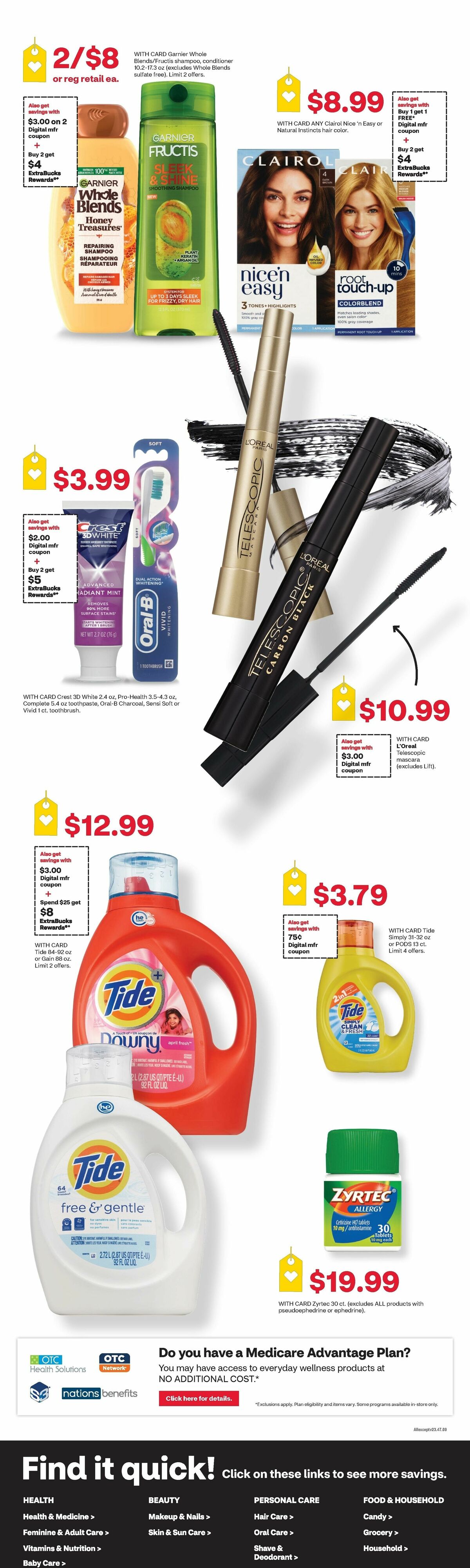 CVS Pharmacy Weekly Ad from July 7