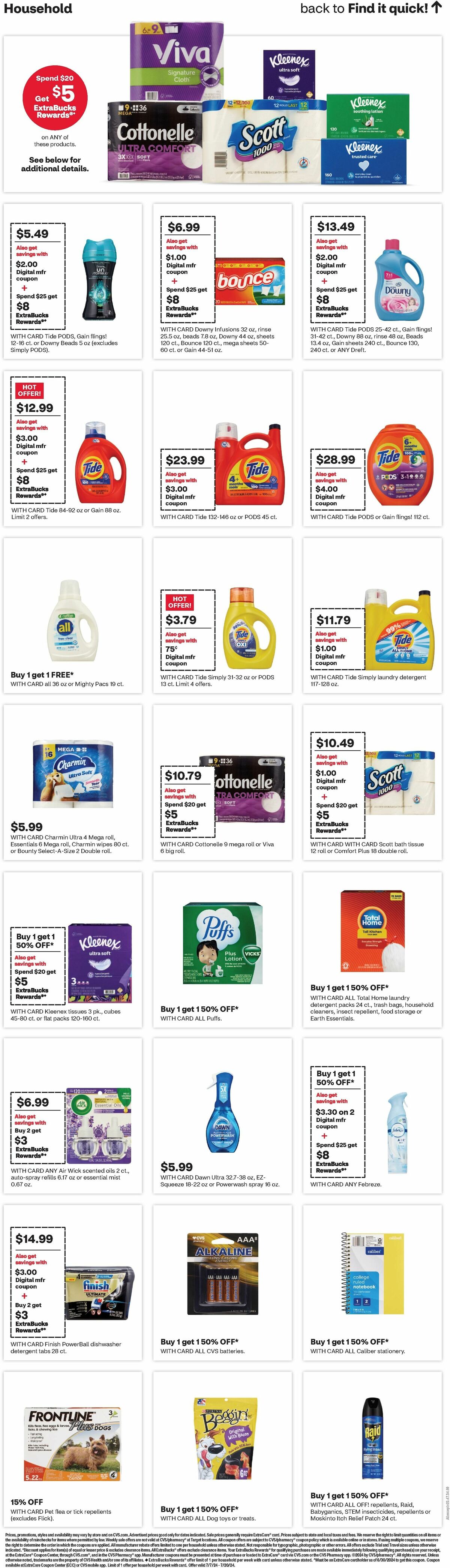 CVS Pharmacy Weekly Ad from July 7