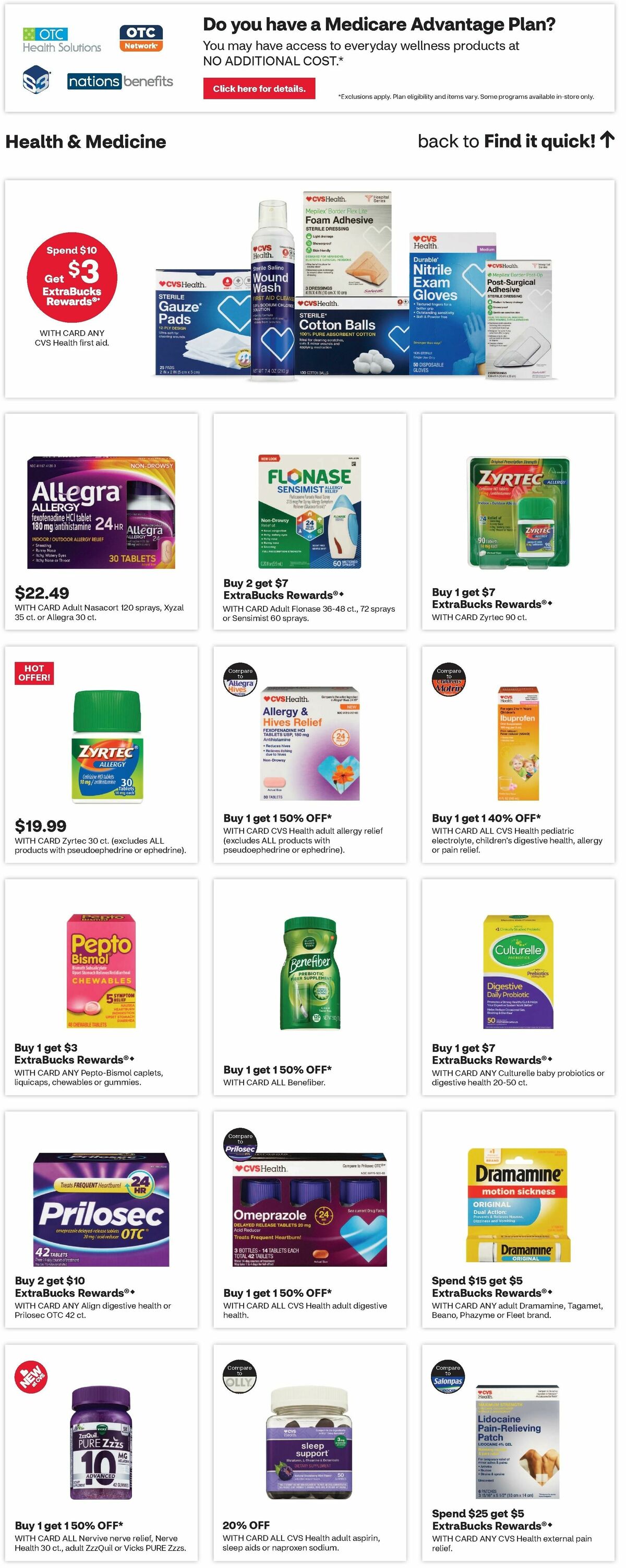 CVS Pharmacy Weekly Ad from July 7