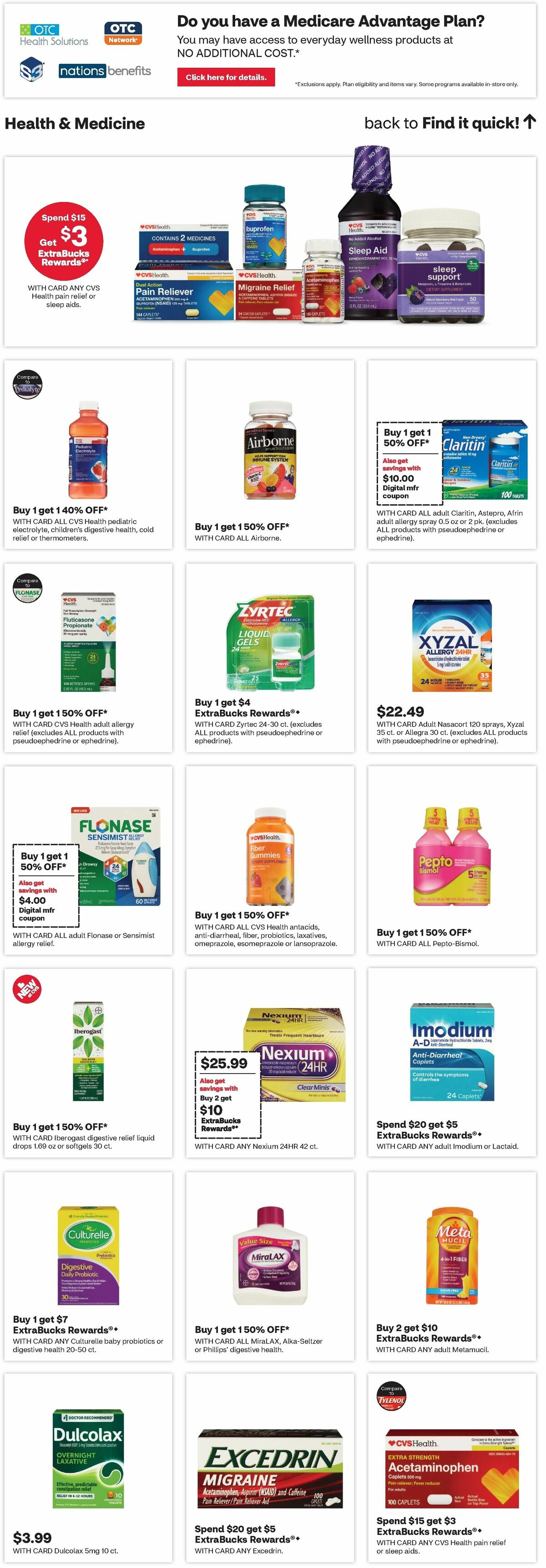 CVS Pharmacy Weekly Ad from July 21