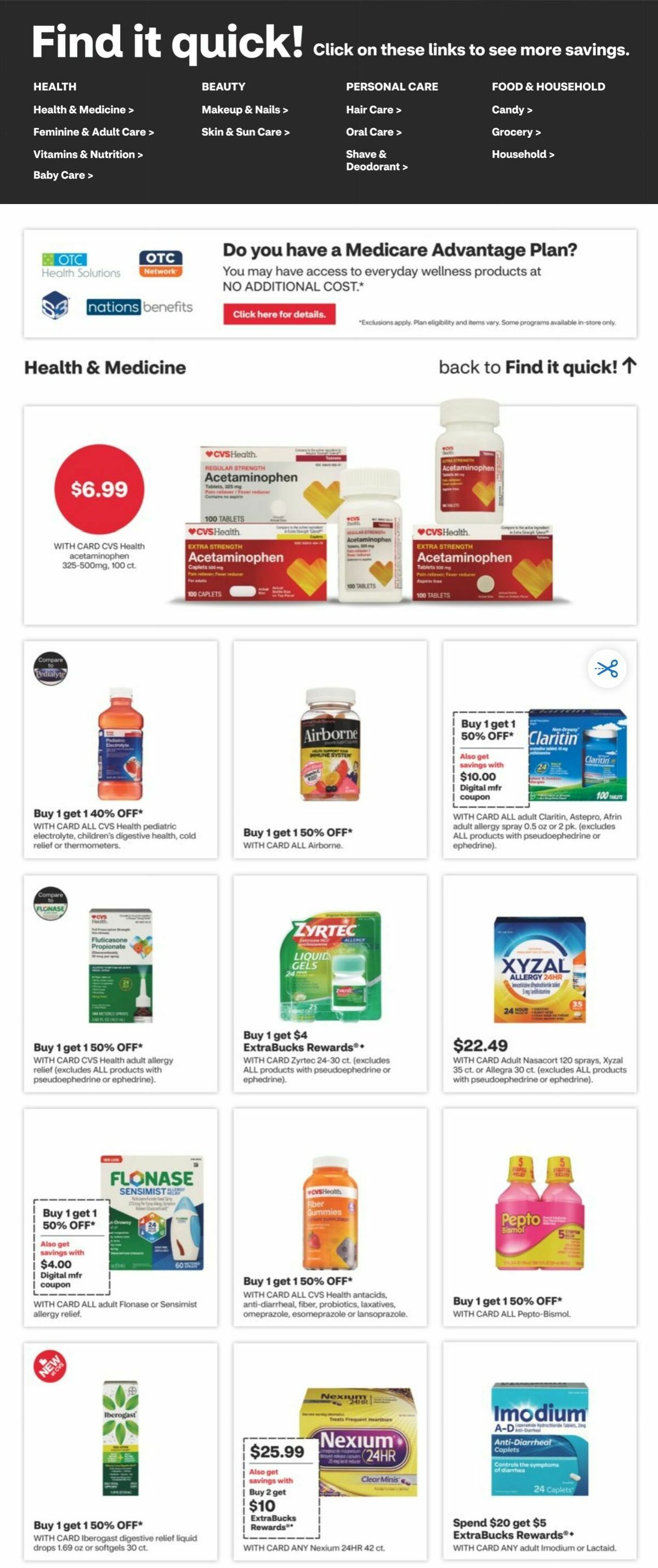 CVS Pharmacy Weekly Ad from July 28