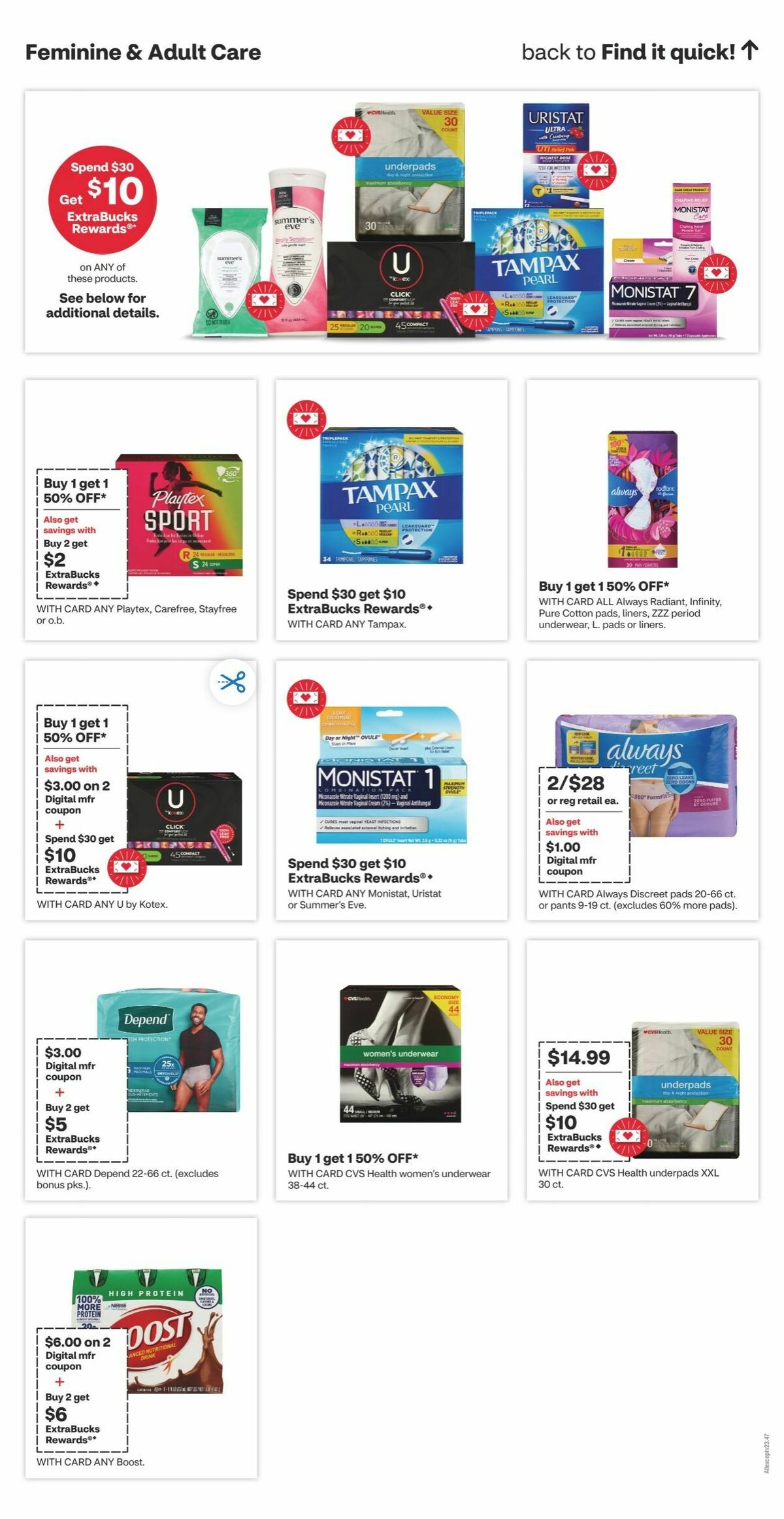 CVS Pharmacy Weekly Ad from August 4