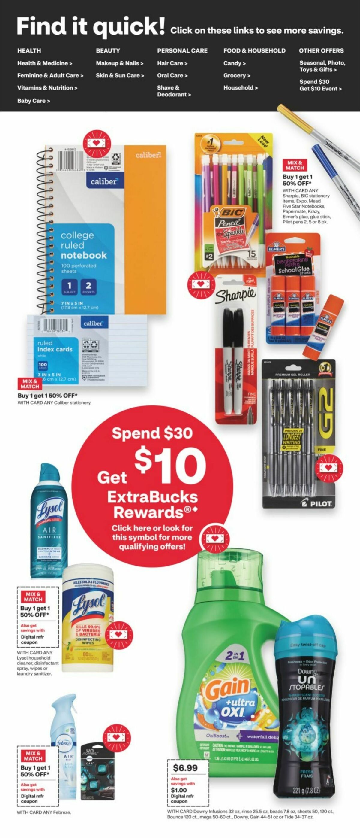 CVS Pharmacy Weekly Ad from August 4