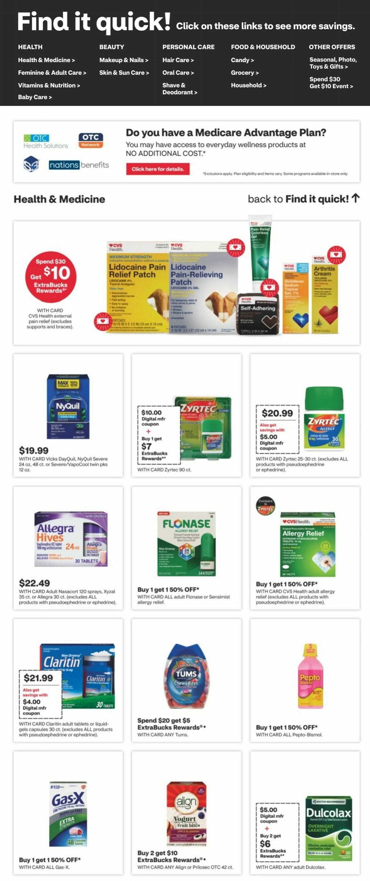 CVS Pharmacy Weekly Ad from August 4