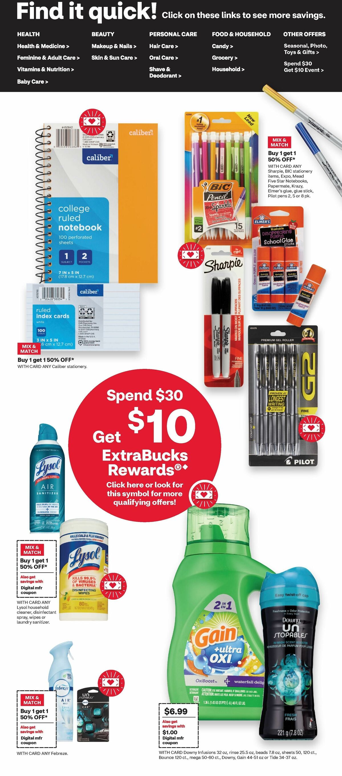 CVS Pharmacy Weekly Ad from August 11