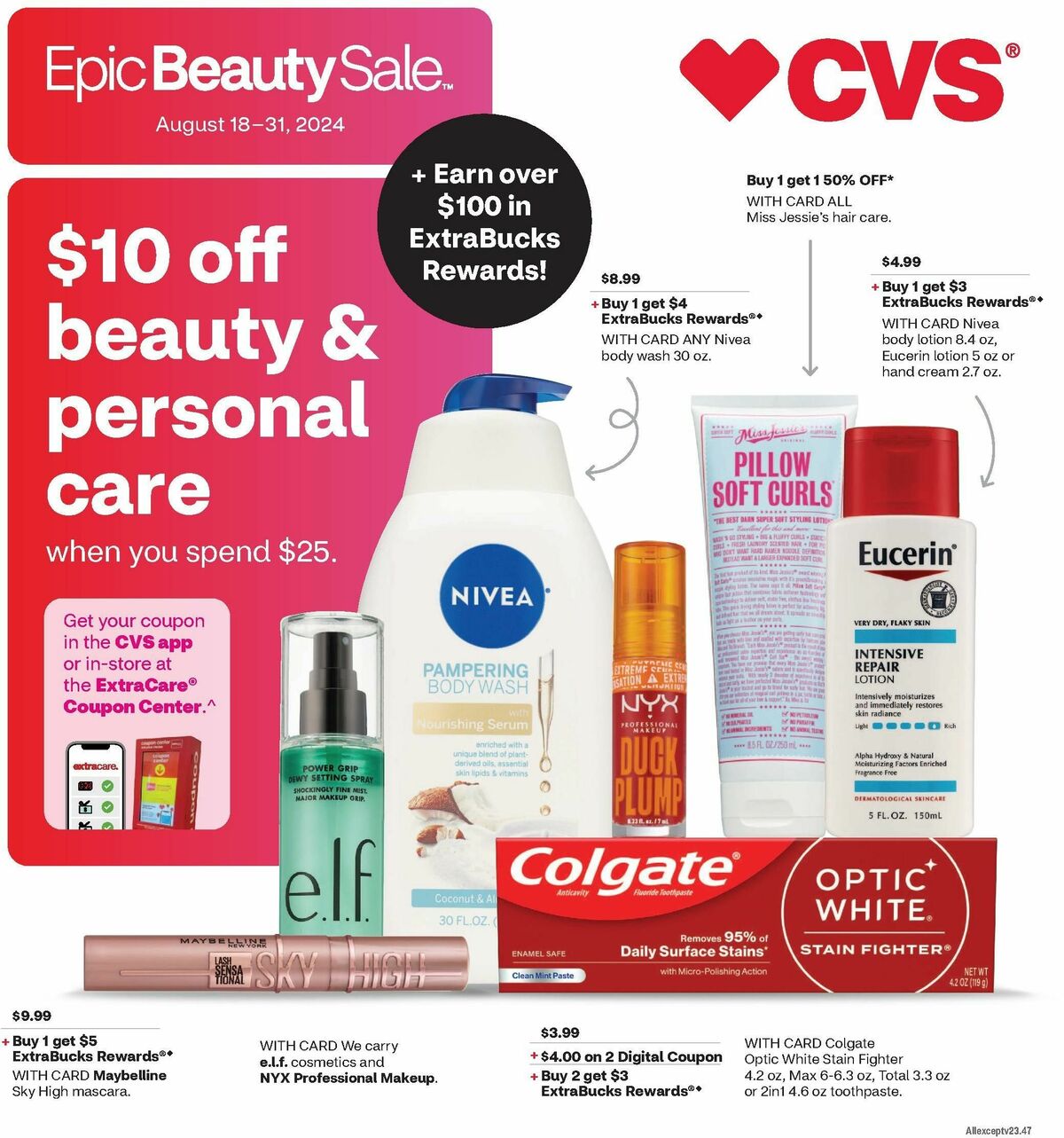 CVS Pharmacy Weekly Ad from August 18