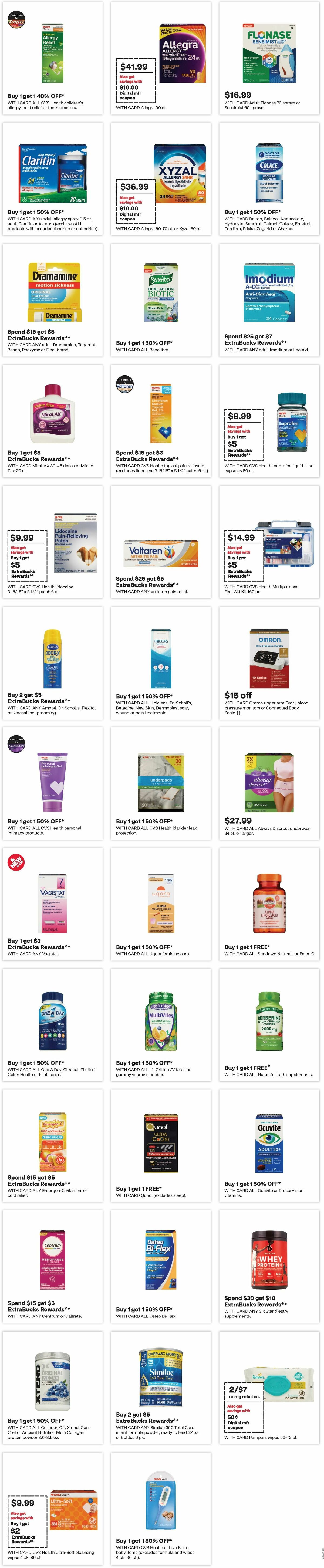 CVS Pharmacy Weekly Ad from August 18